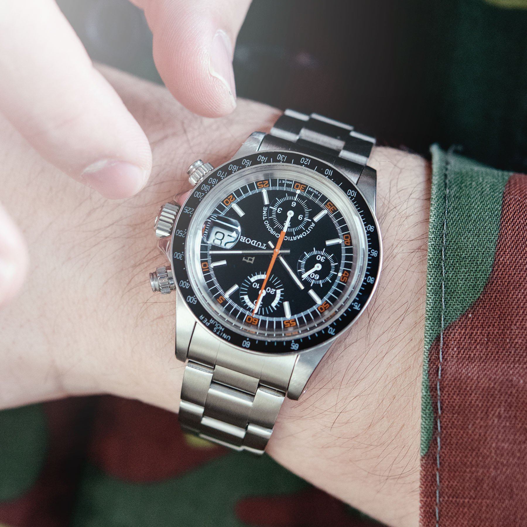Tudor Oysterdate Chronograph Monte Carlo Big Block 94200