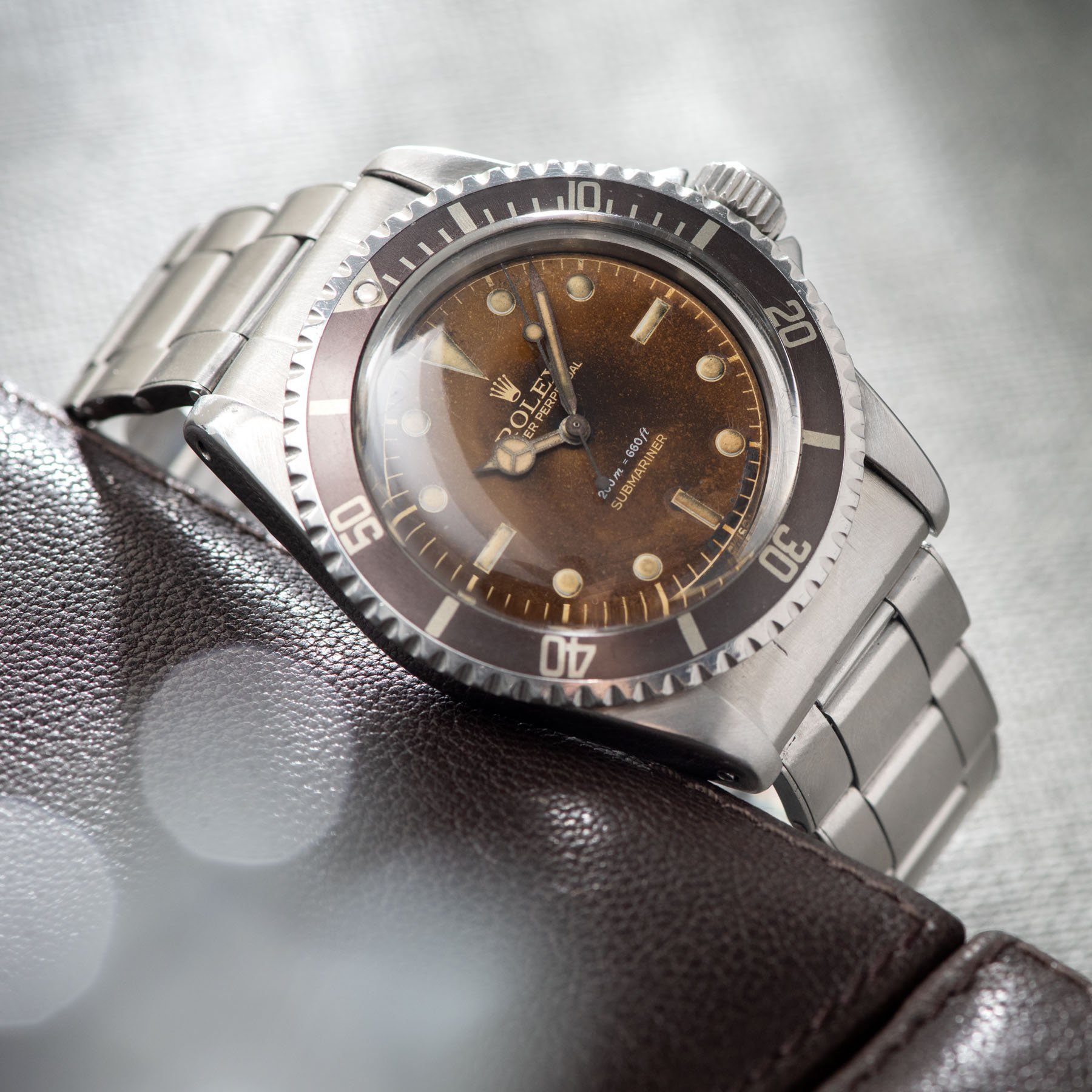 Rolex Submariner 5512 Gilt Tropical Dial Matte brown bezel insert