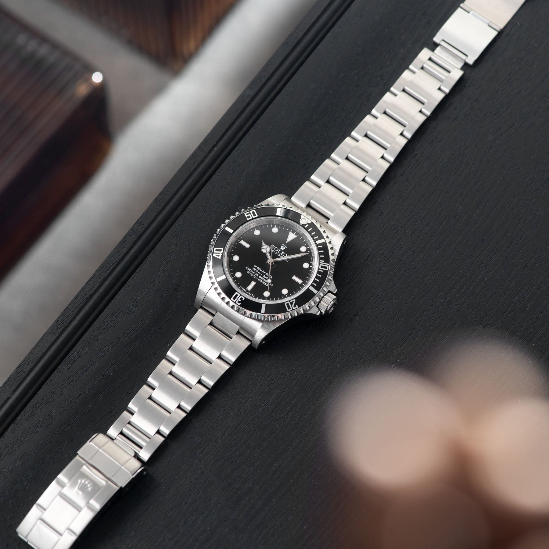 Rolex Submariner Four-Line Dial 14060M Full Set on 93150 Oyster bracelet