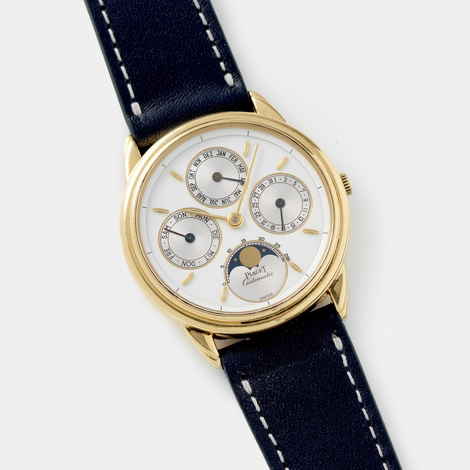Piaget Gouverneur Perpetual Calendar Yellow Gold 15958