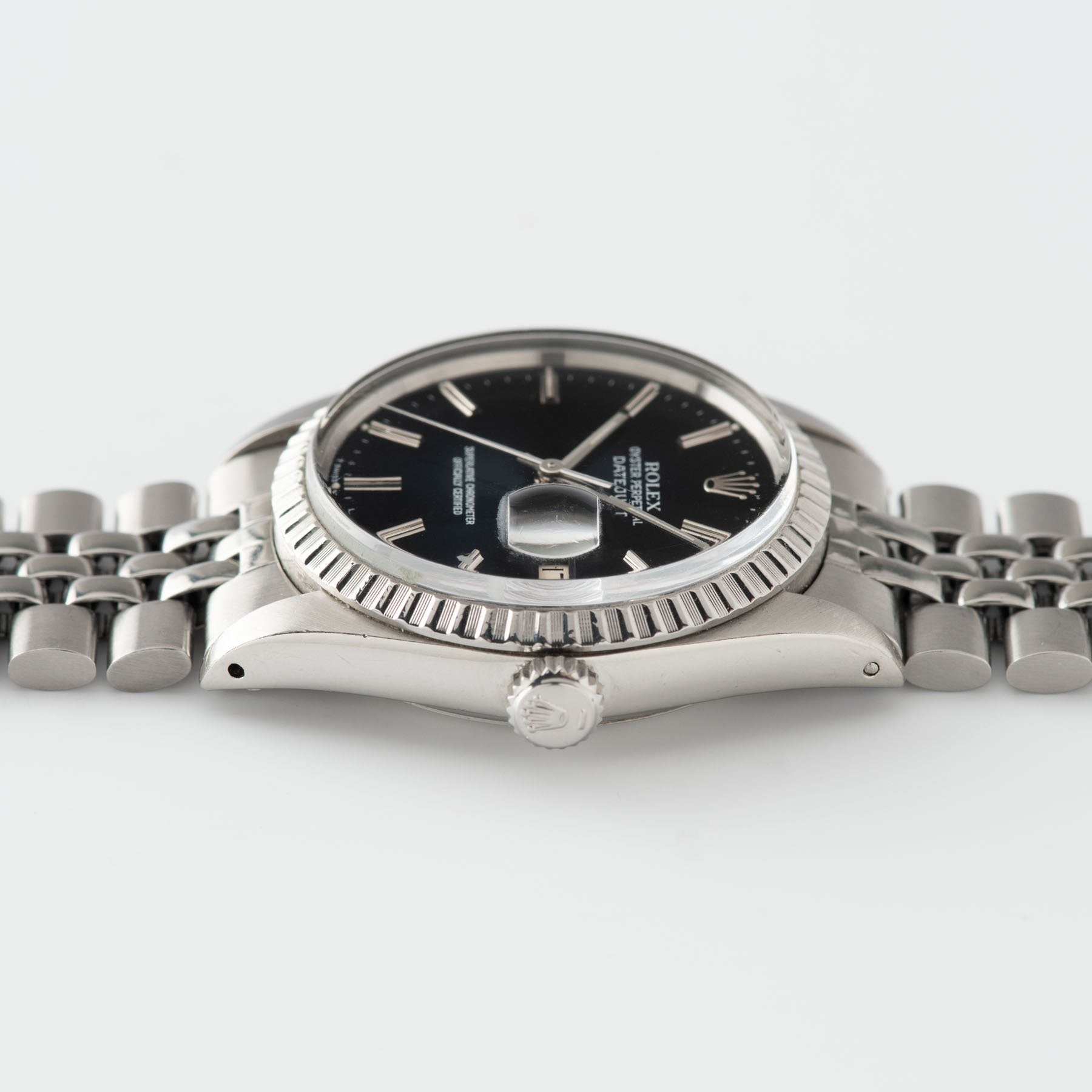 Rolex Datejust Black dial ref 16030