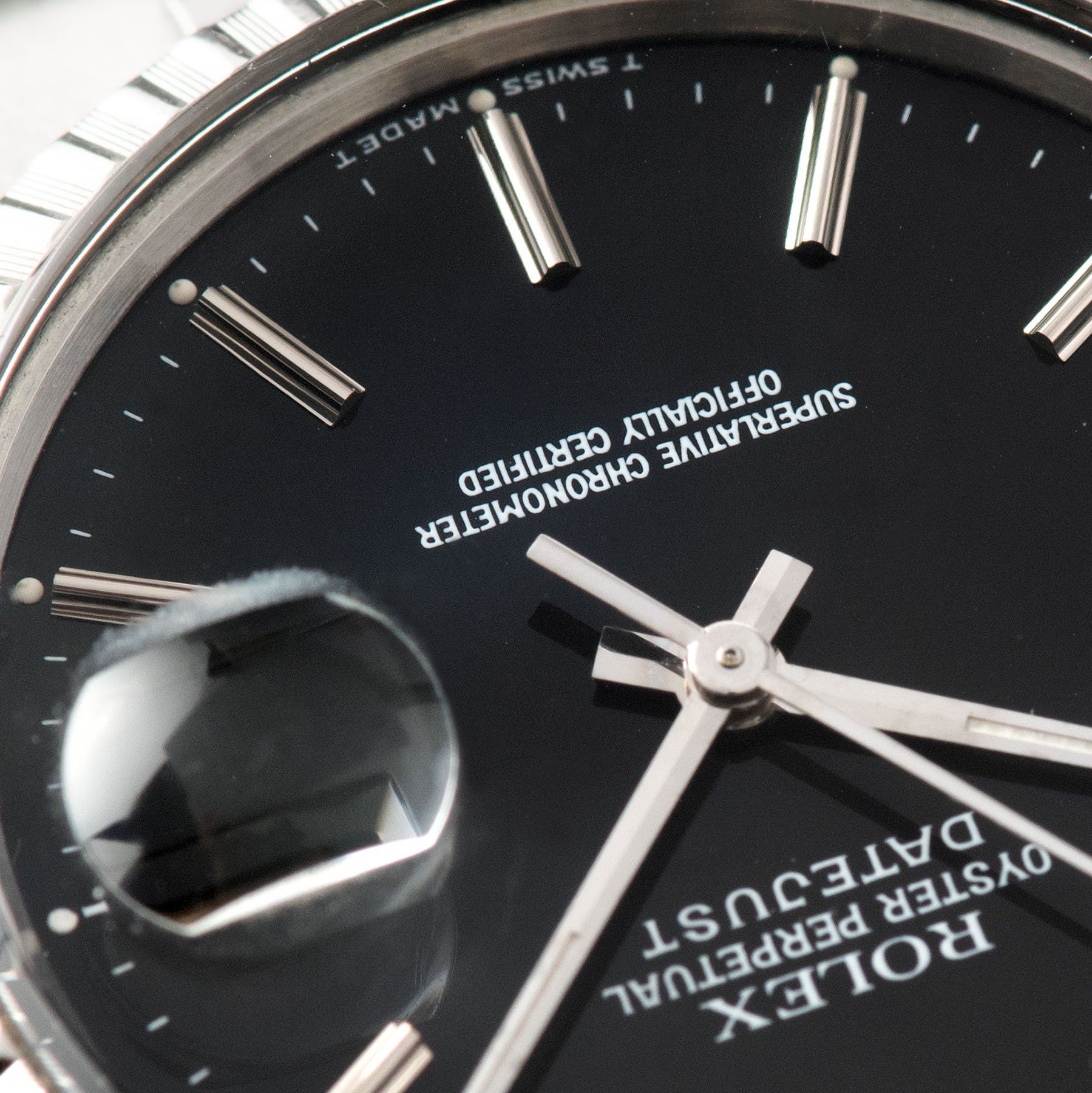 Rolex Datejust Black dial ref 16030