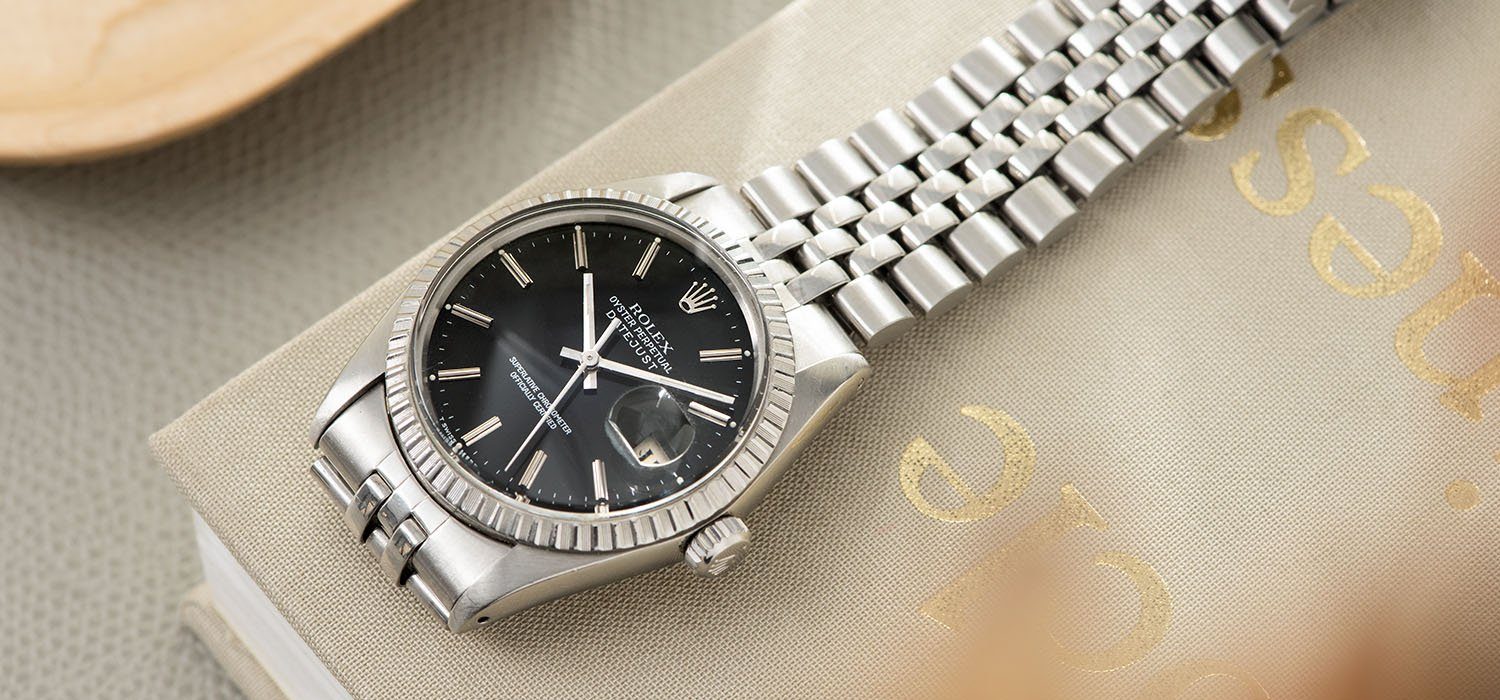 Rolex Datejust Black dial ref 16030