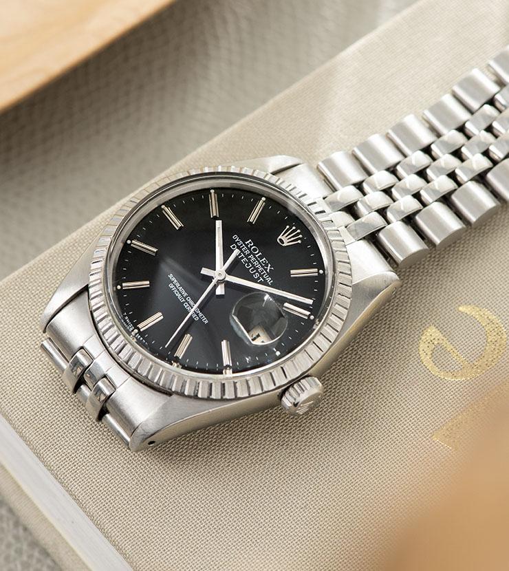 Rolex Datejust Black dial ref 16030