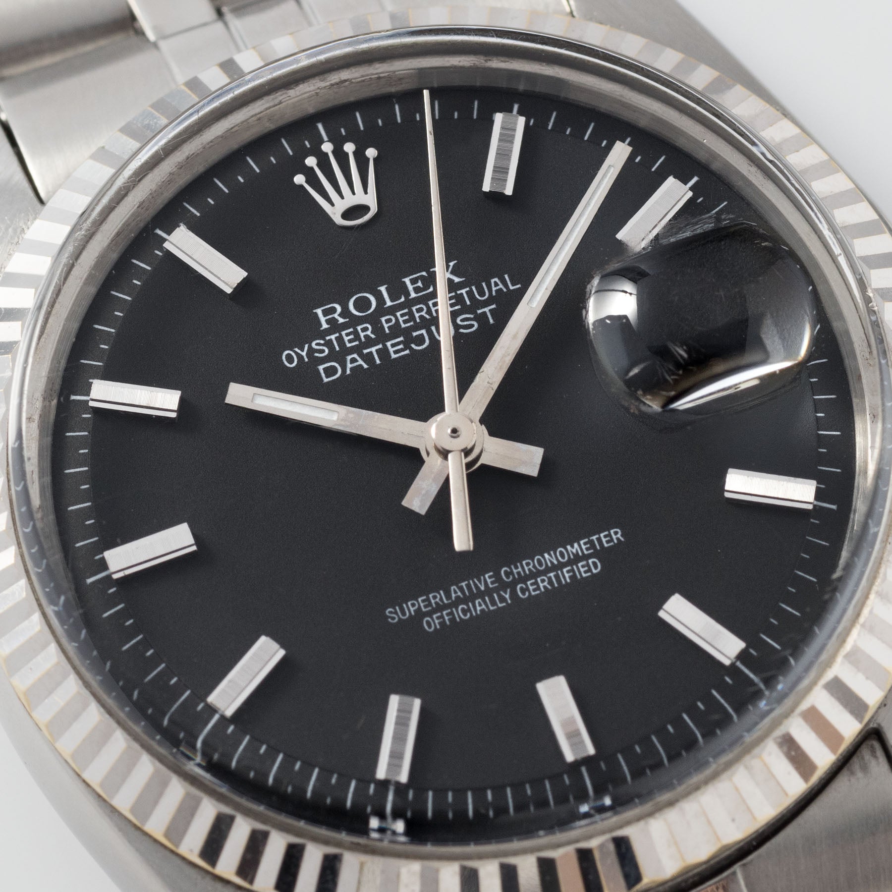 Rolex Datejust 1601 Matte Black Dial