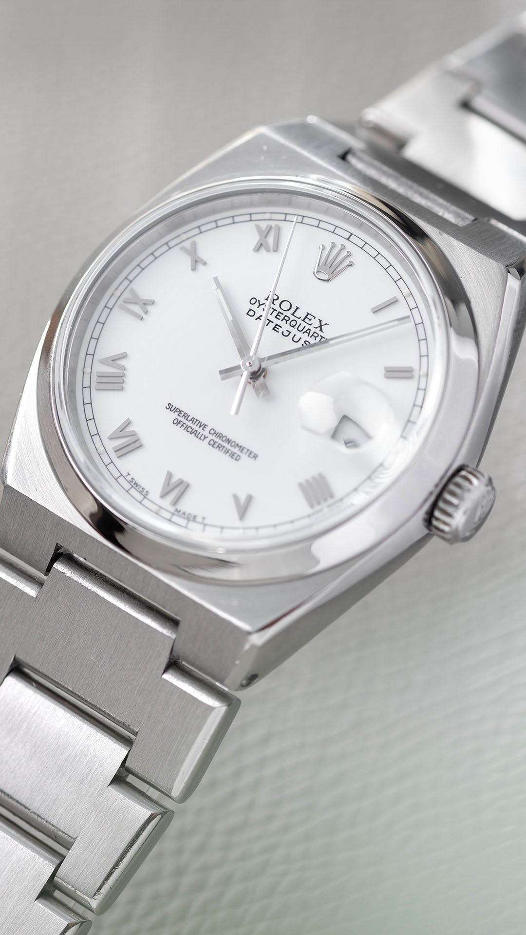 Rolex Oysterquartz Datejust 17000 Weißes Zifferblatt