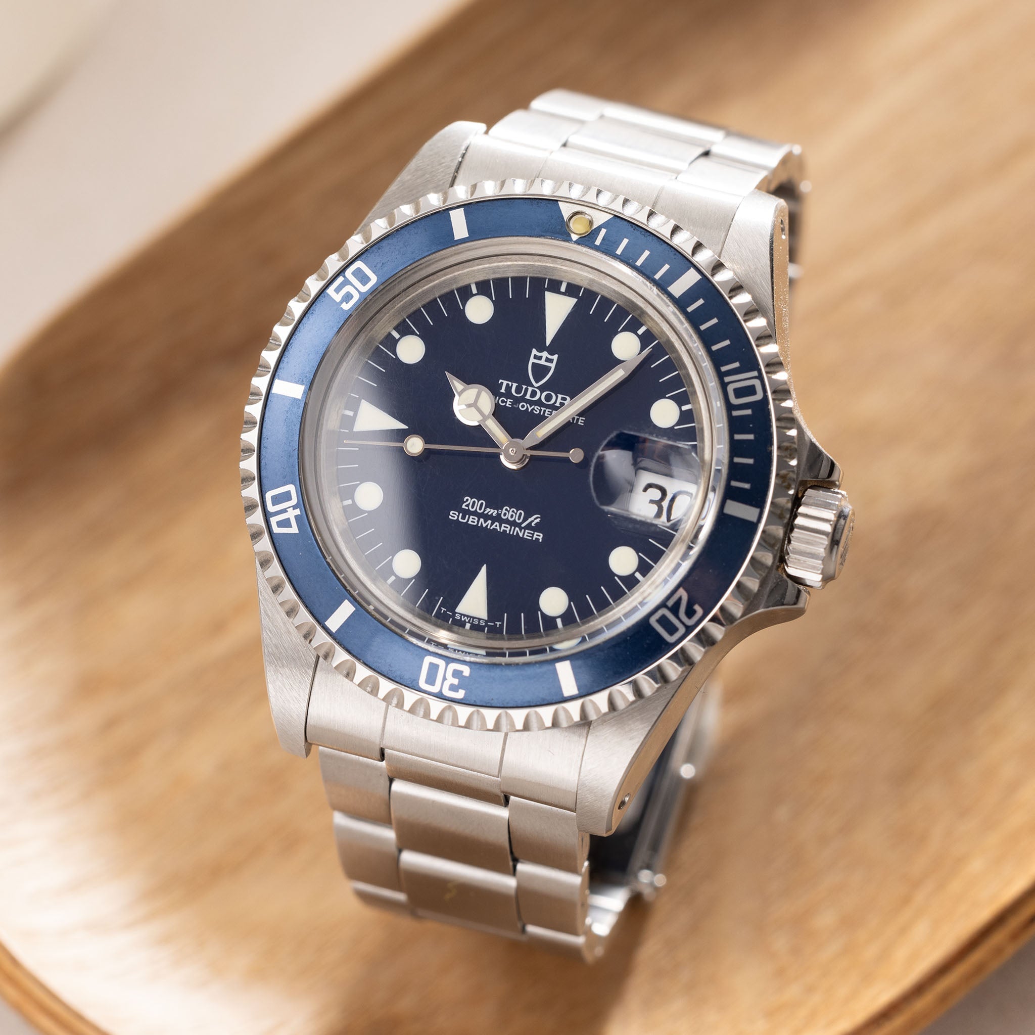 Tudor Submariner Date Blue Dial Box and Accessories Ref 79090