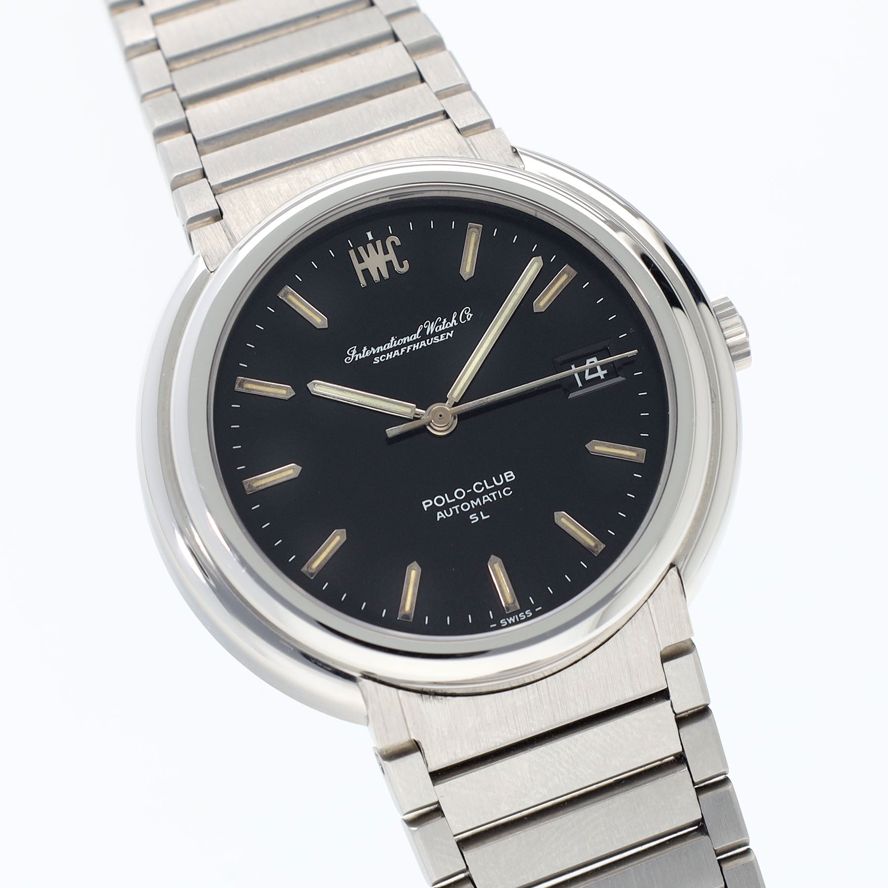 IWC Polo Club SL 1831 Stahl mit integriertem Band Gerald Genta