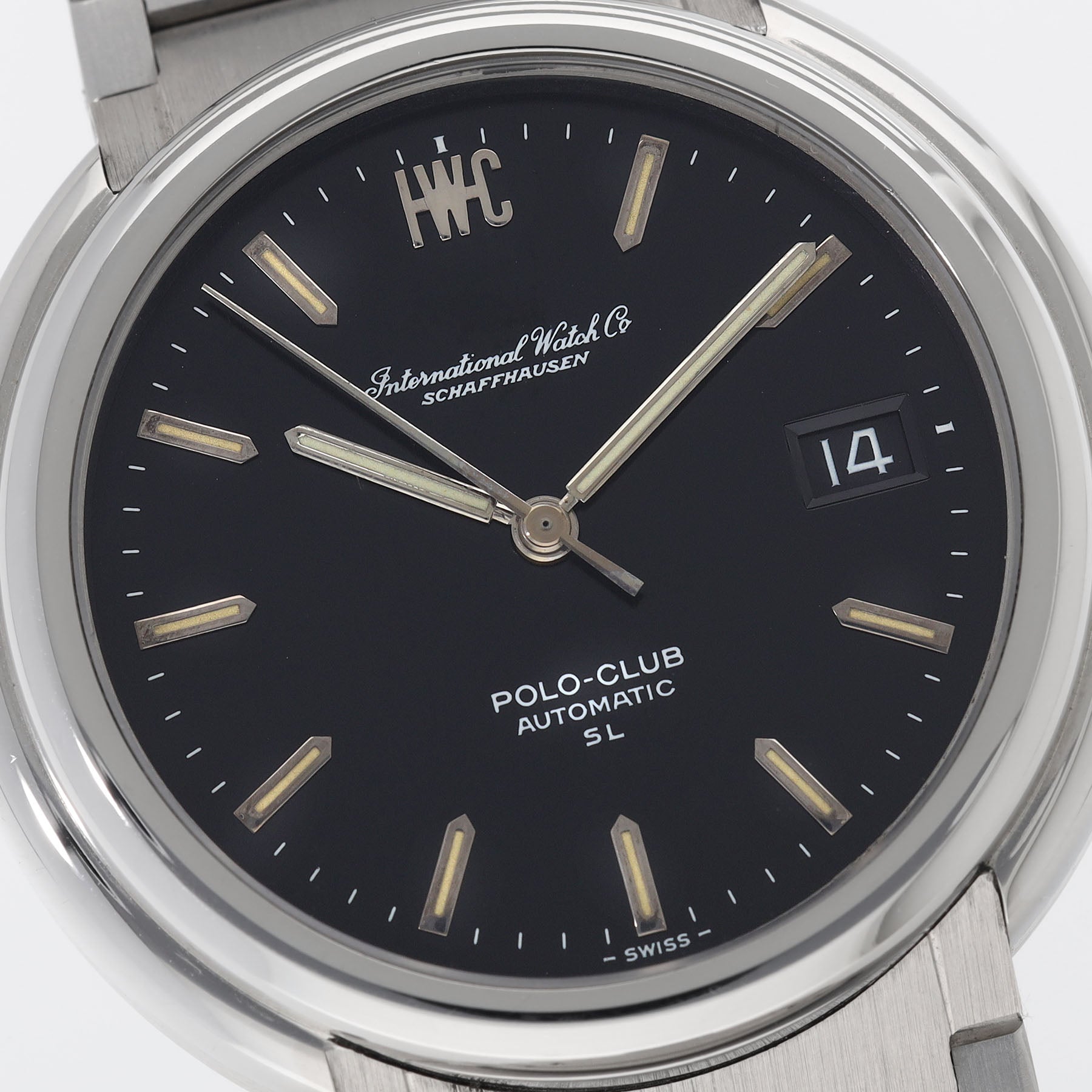 IWC Polo Club SL 1831 Stahl mit integriertem Band Gerald Genta