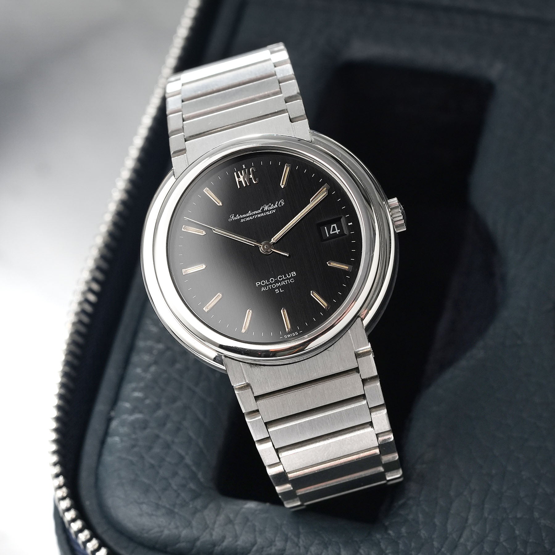IWC Polo Club SL 1831 Stahl mit integriertem Band Gerald Genta