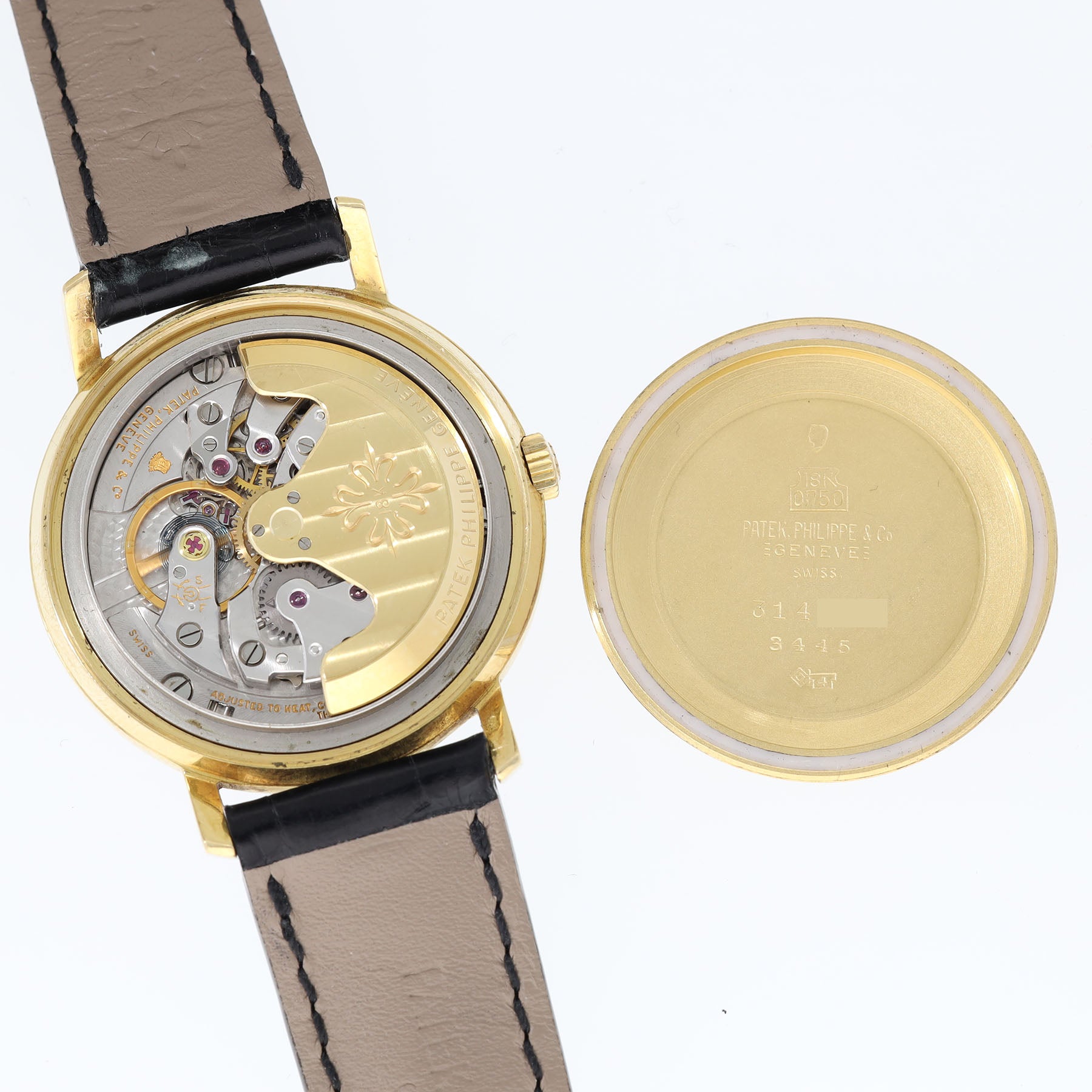 PATEK PHILIPPE CALATRAVA 3445 Signiertes Serpico y Laino Zifferblatt + Papiere