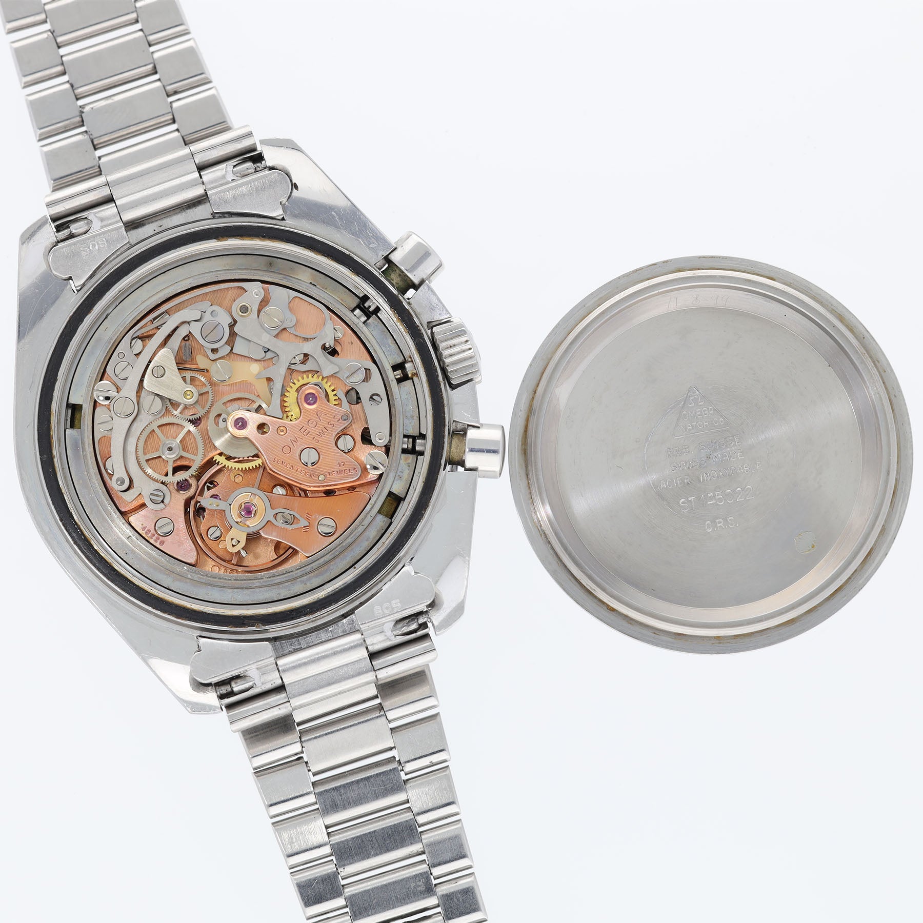 OMEGA SPEEDMASTER PROFESSIONAL 145-022 TRITIUM Zifferblatt