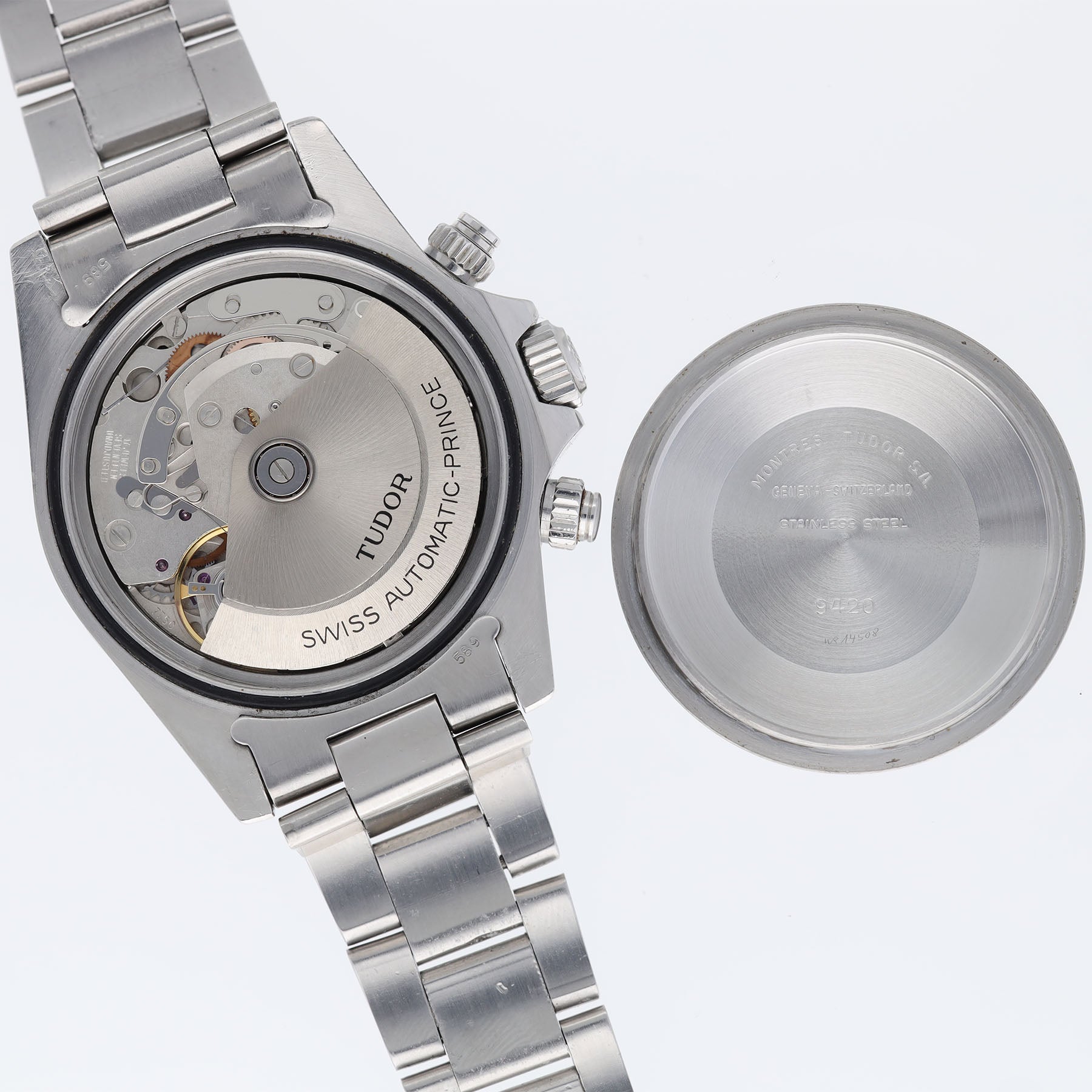 TUDOR BIG BLOCK CHRONOGRAPH 79180 Silber Zifferblatt