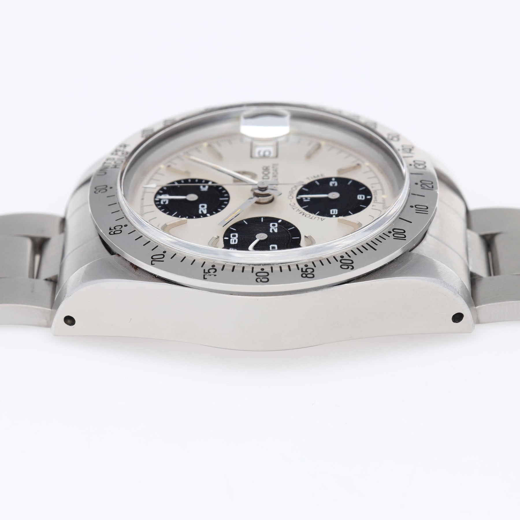 TUDOR BIG BLOCK CHRONOGRAPH 79180 Silber Zifferblatt