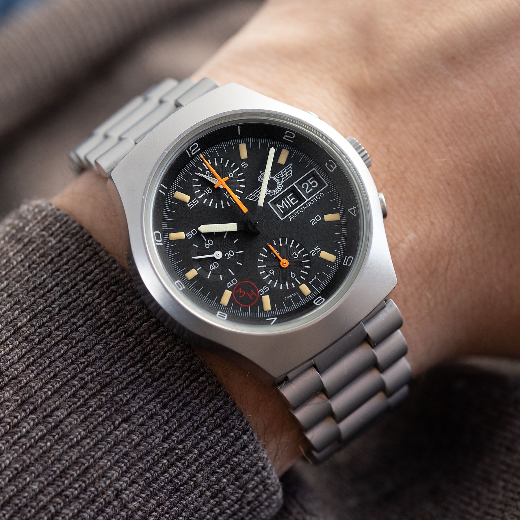 LEMANIA 5100 Militär CHRONOGRAPH