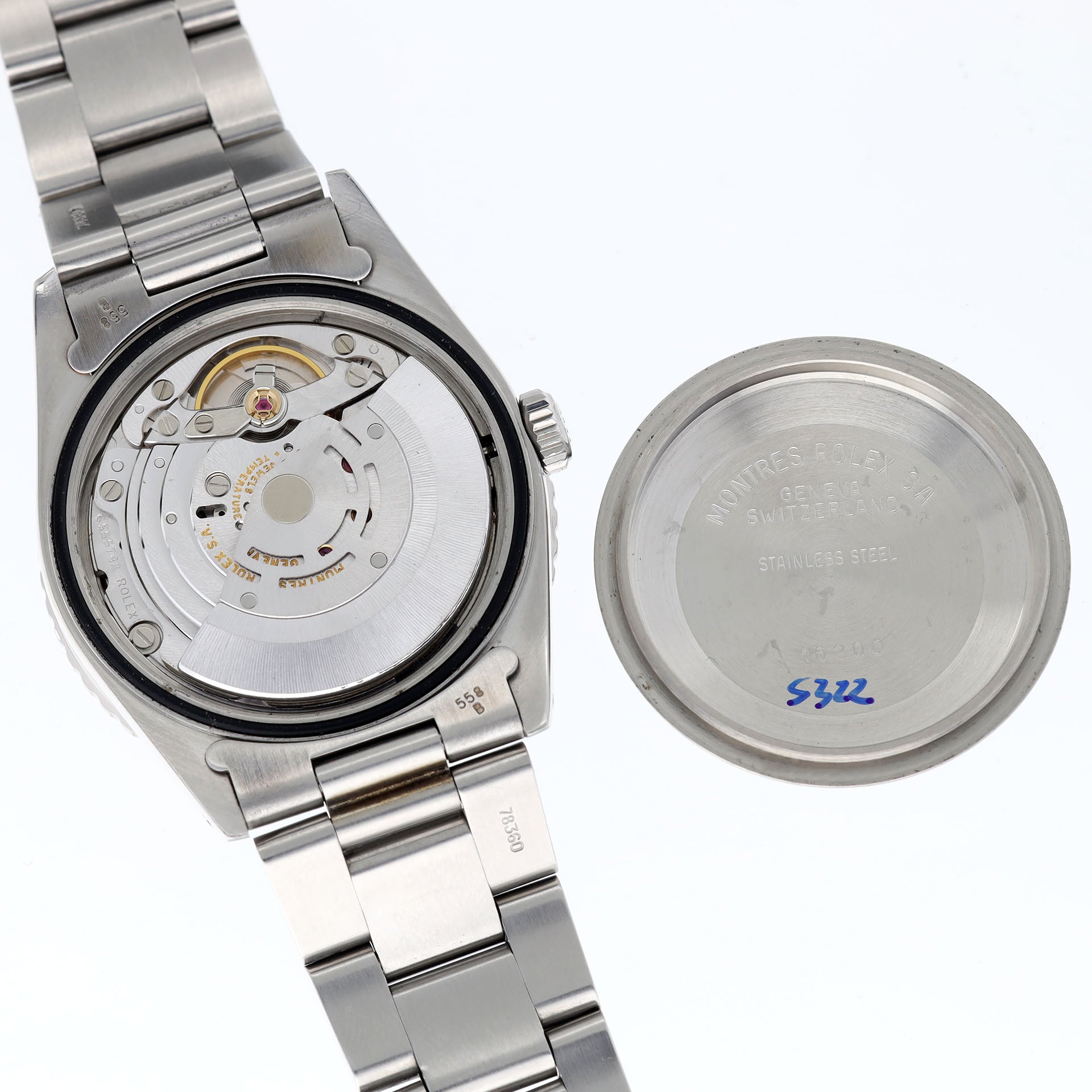ROLEX DATEJUST TURN-O-GRAPH 16264 SALMON Zifferblatt