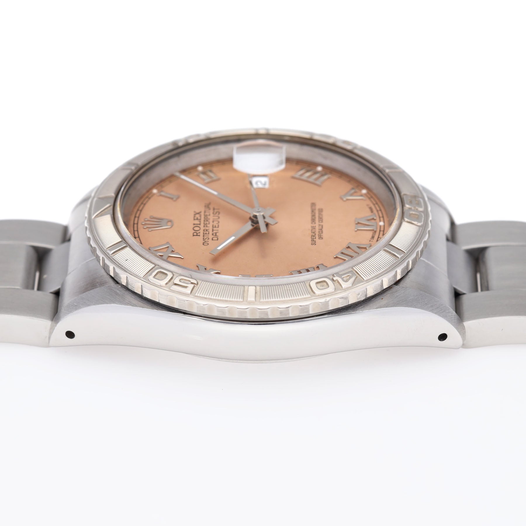 ROLEX DATEJUST TURN-O-GRAPH 16264 SALMON Zifferblatt