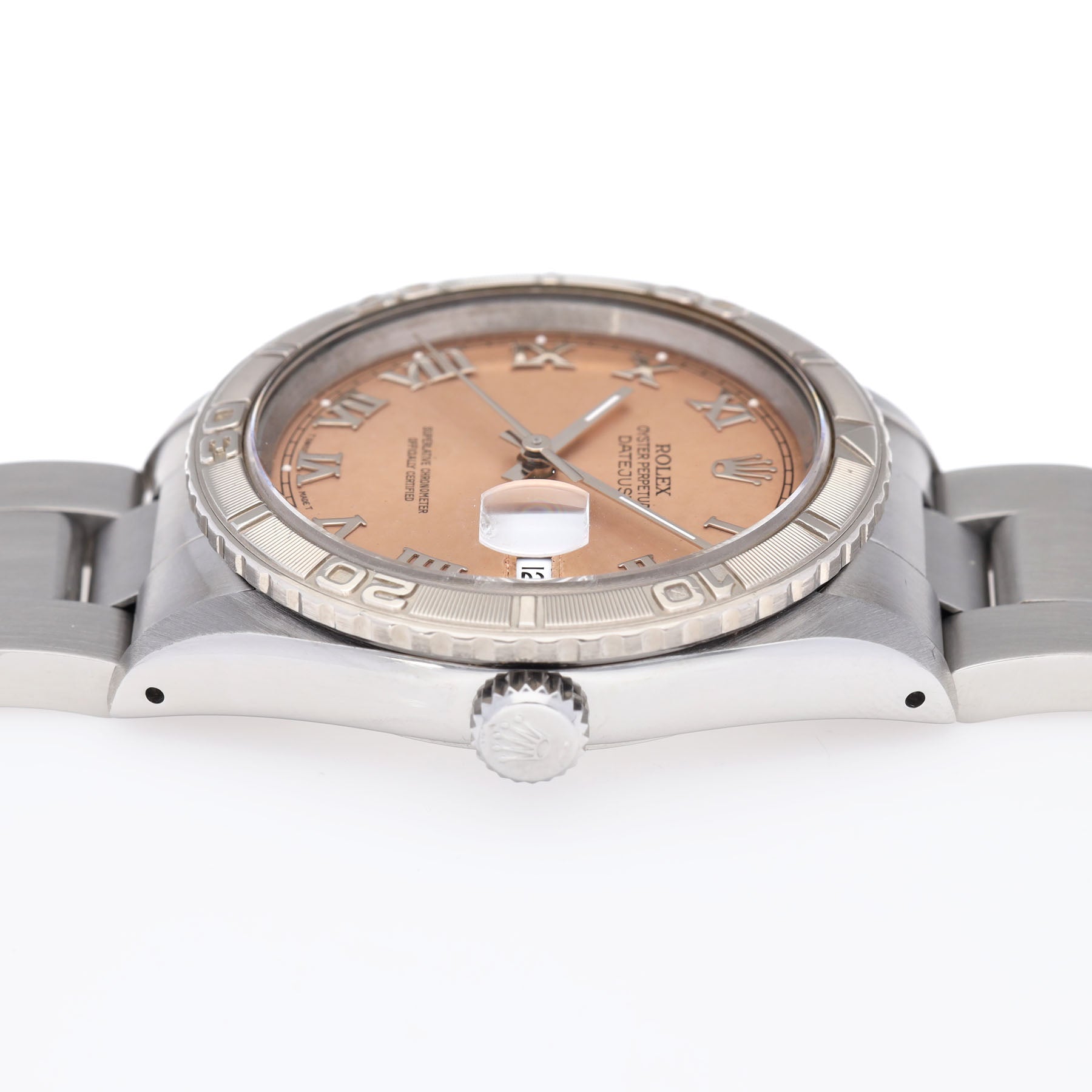 ROLEX DATEJUST TURN-O-GRAPH 16264 SALMON Zifferblatt