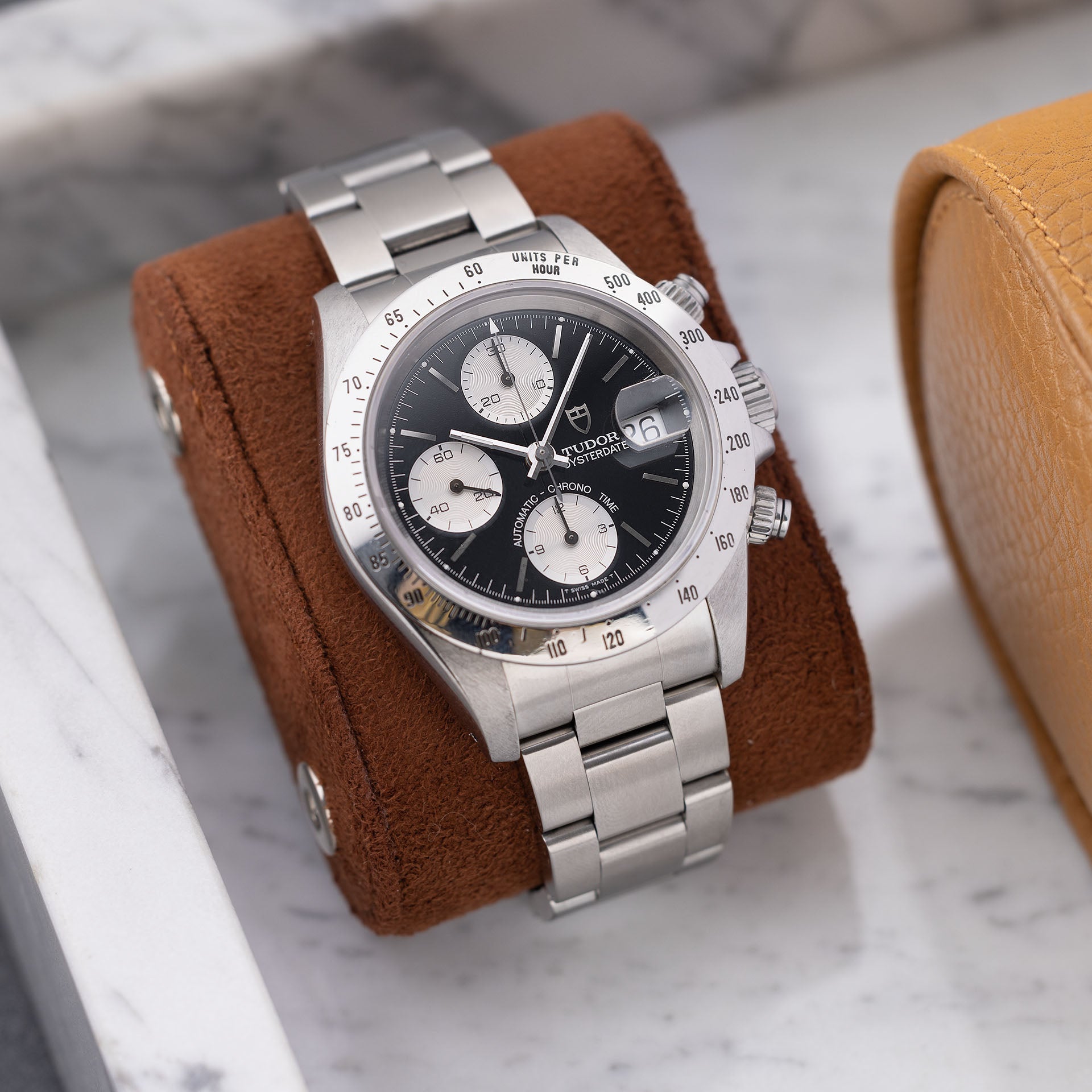 TUDOR PRINCE DATE CHRONOGHRAPH 79280 Schwarzes Zifferblatt