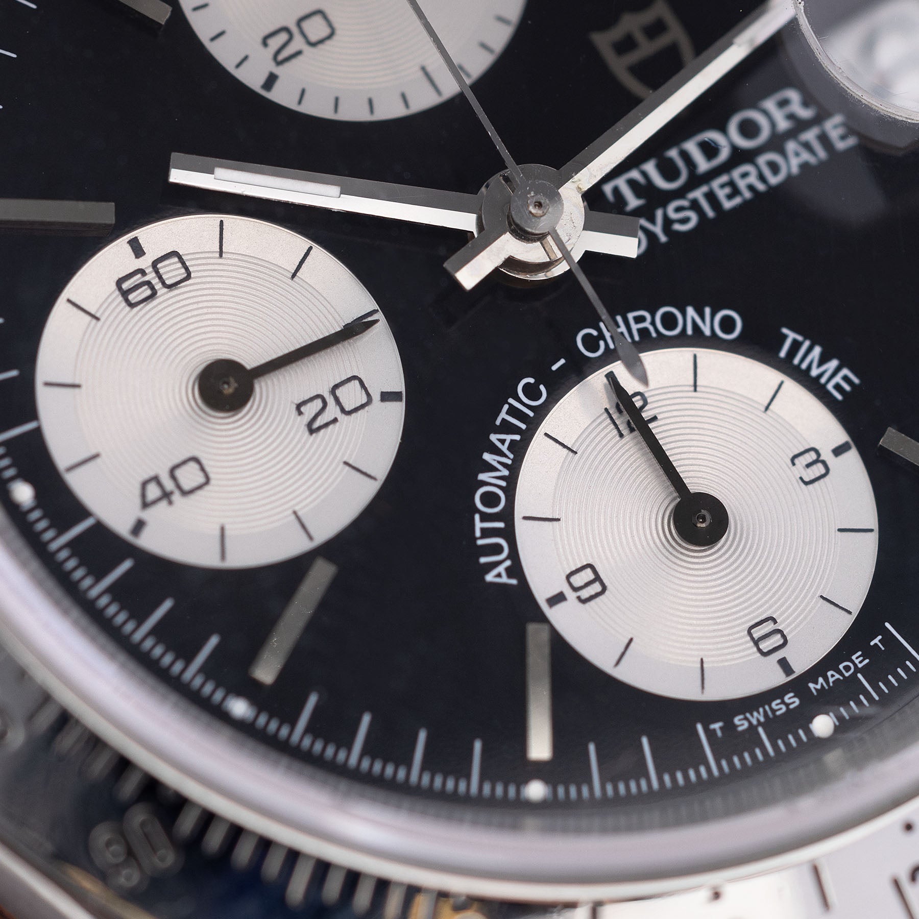 TUDOR PRINCE DATE CHRONOGHRAPH 79280 Schwarzes Zifferblatt