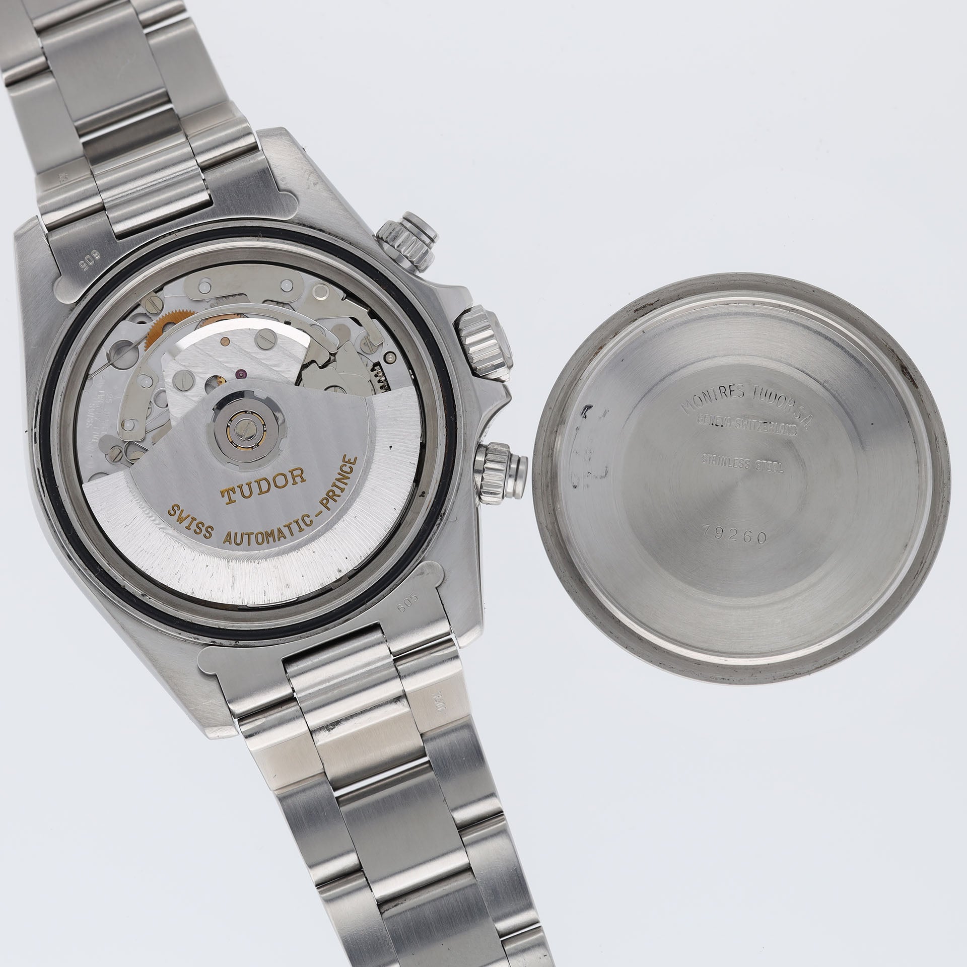 TUDOR PRINCE DATE CHRONOGHRAPH 79280 Schwarzes Zifferblatt
