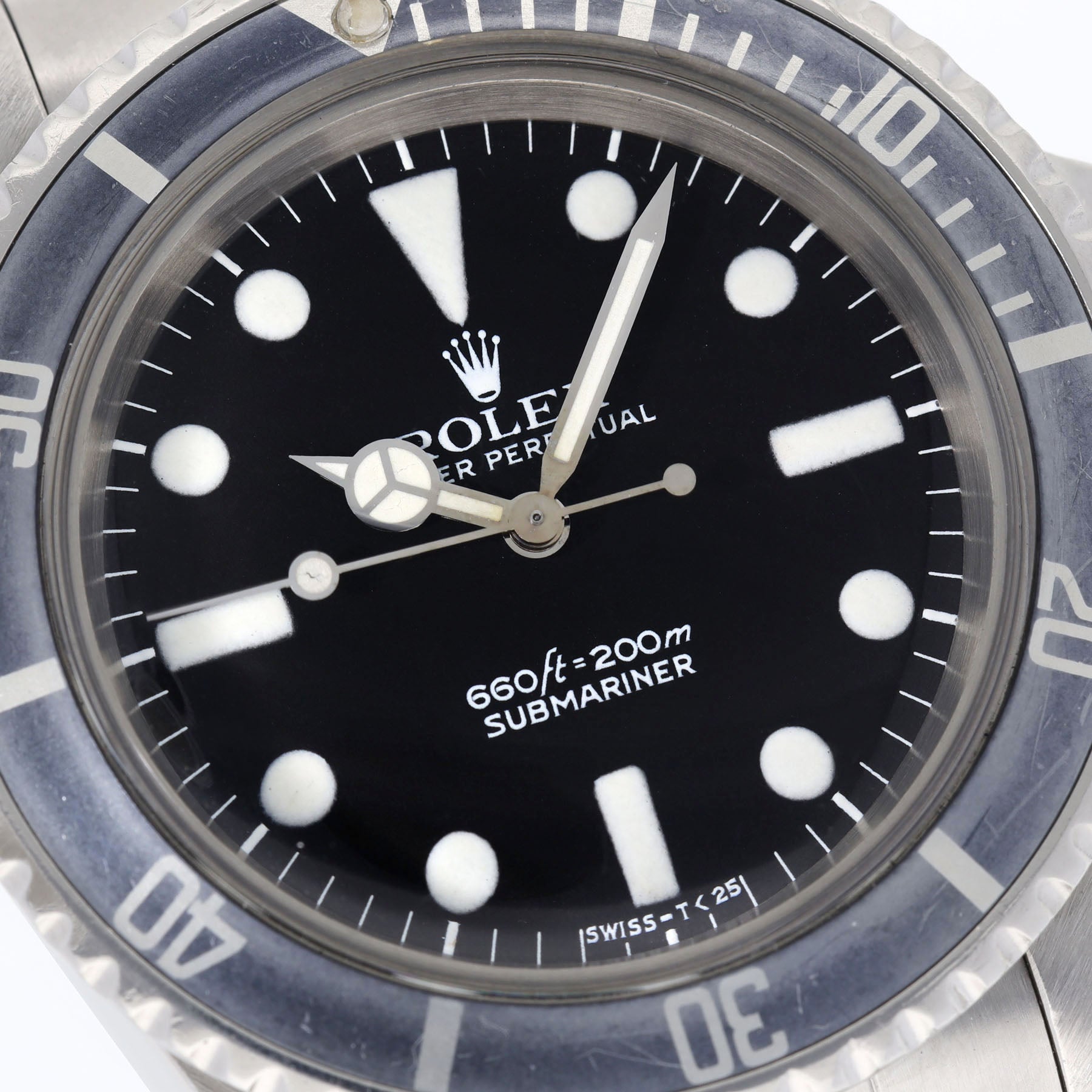 ROLEX SUBMARINER 5513 MAXI MK1 FADED Lünette