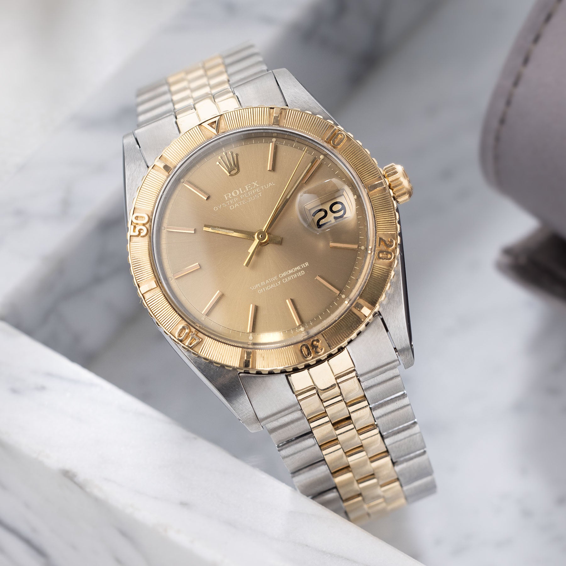 ROLEX DATEJUST TURN-O-GRAPH 1625/3 HAVANA Zifferblatt