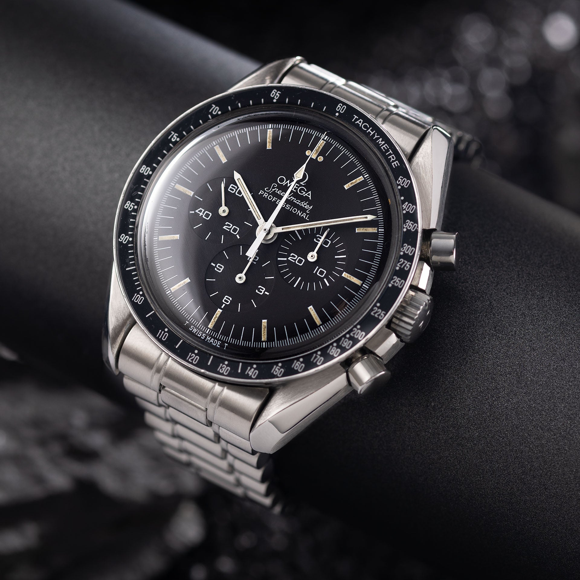 OMEGA SPEEDMASTER PROFESSIONAL 145.022 TRITIUM Zifferblatt