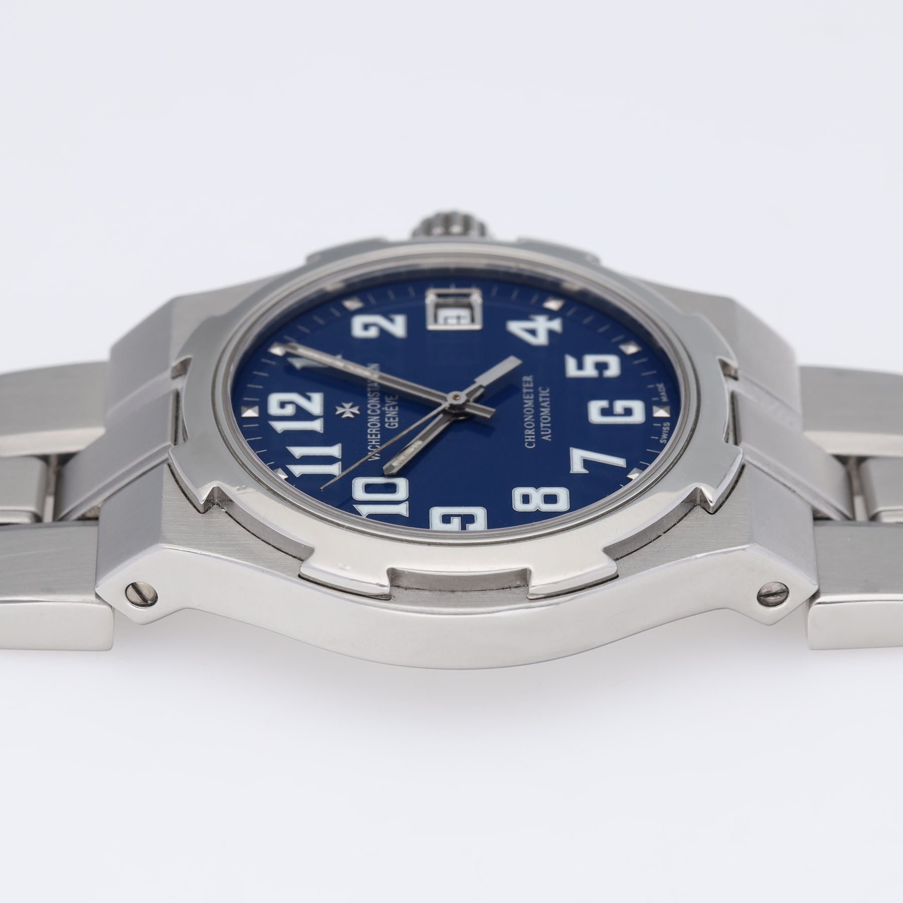 Vacheron Constantin Overseas 42042 Seltenes Military Blaues Zifferblatt