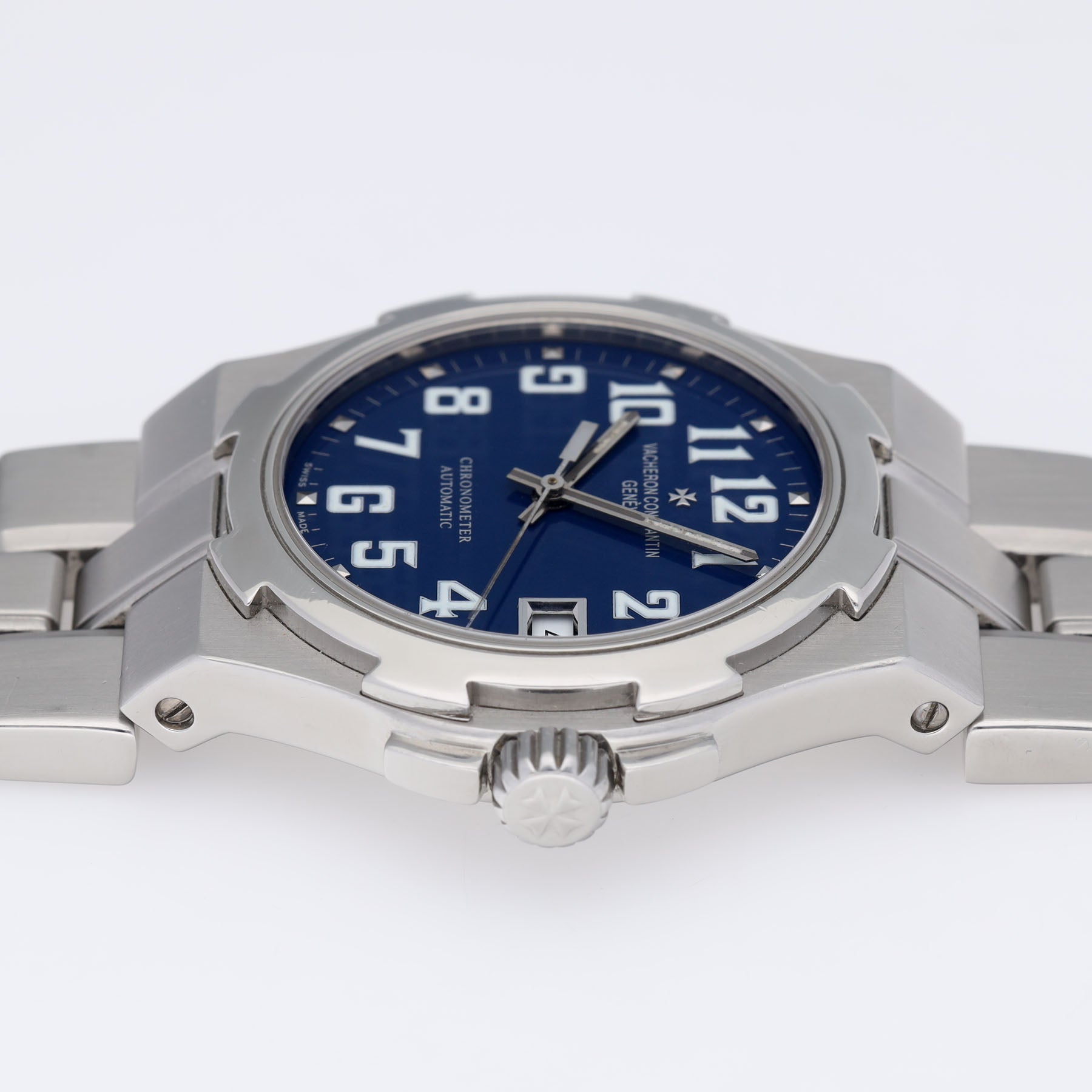 Vacheron Constantin Overseas 42042 Seltenes Military Blaues Zifferblatt