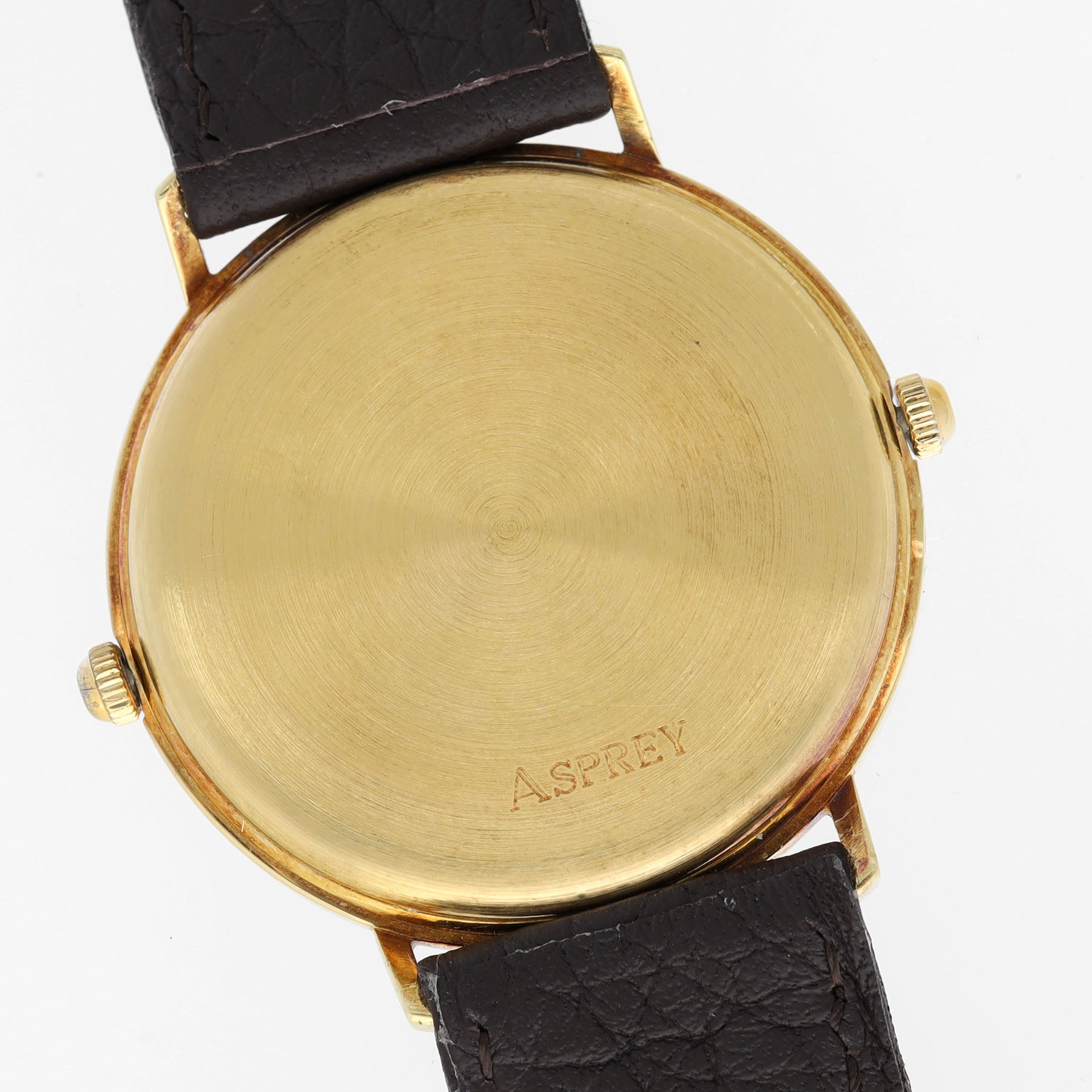 ASPREY LONDON Zwei Zeitzonen mit Emaille KHANJAR Zifferblatt