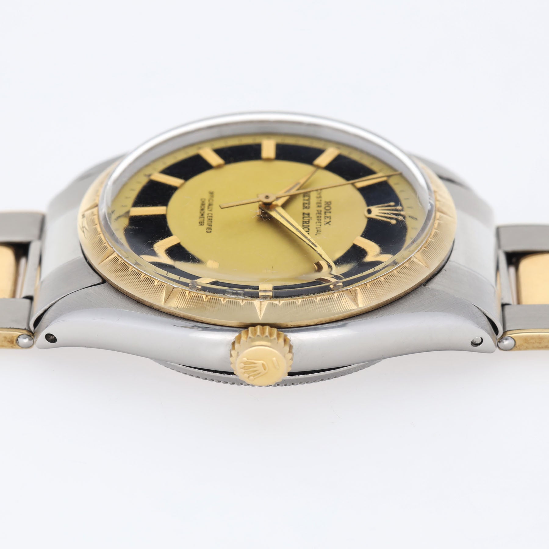 ROLEX OYSTER PERPETUAL 6582 Doppelt Signiertes Beyer Zifferblatt