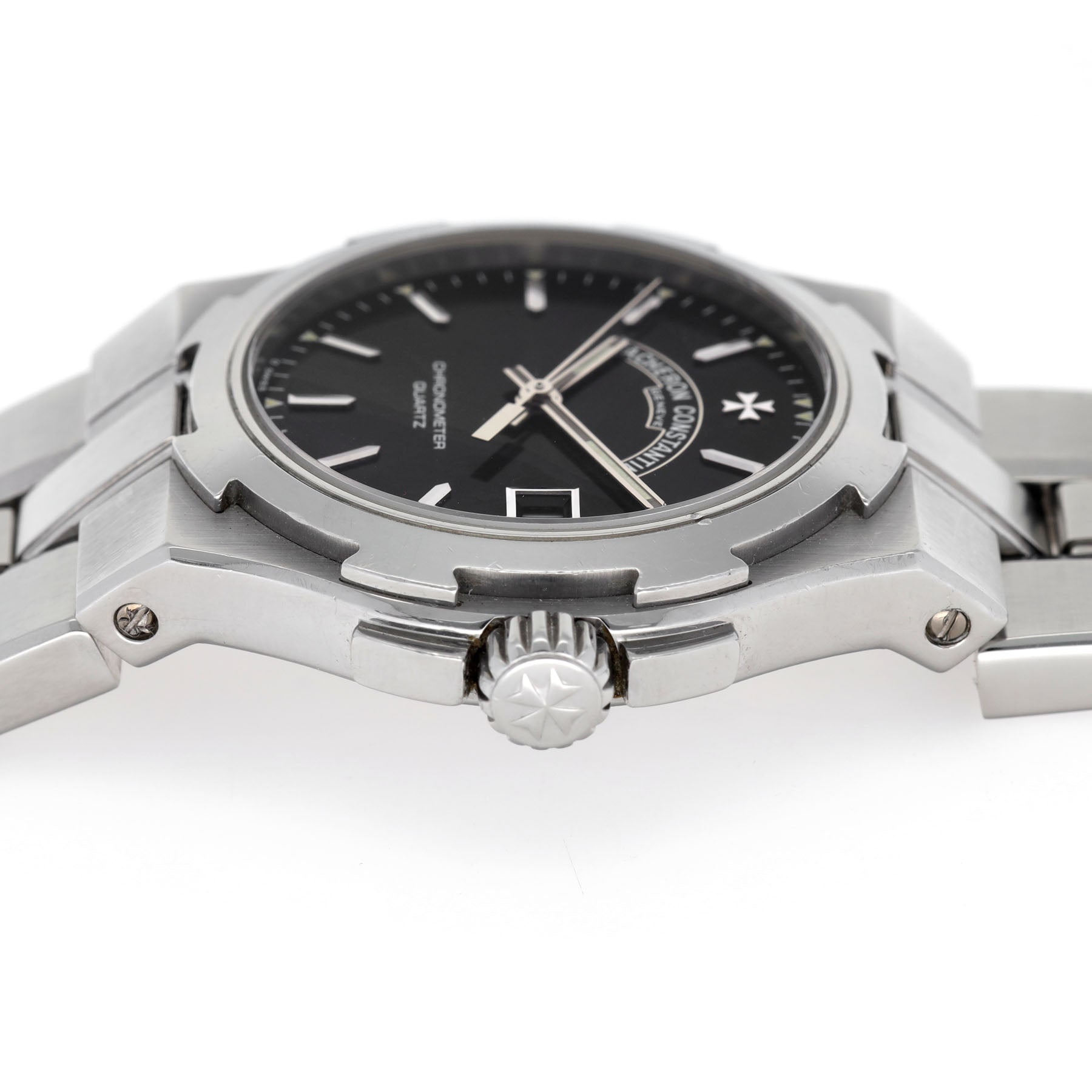VACHERON CONSTANTIN OVERSEAS 72050 QUARTZ SCHWARZES ZIFFERBLATT