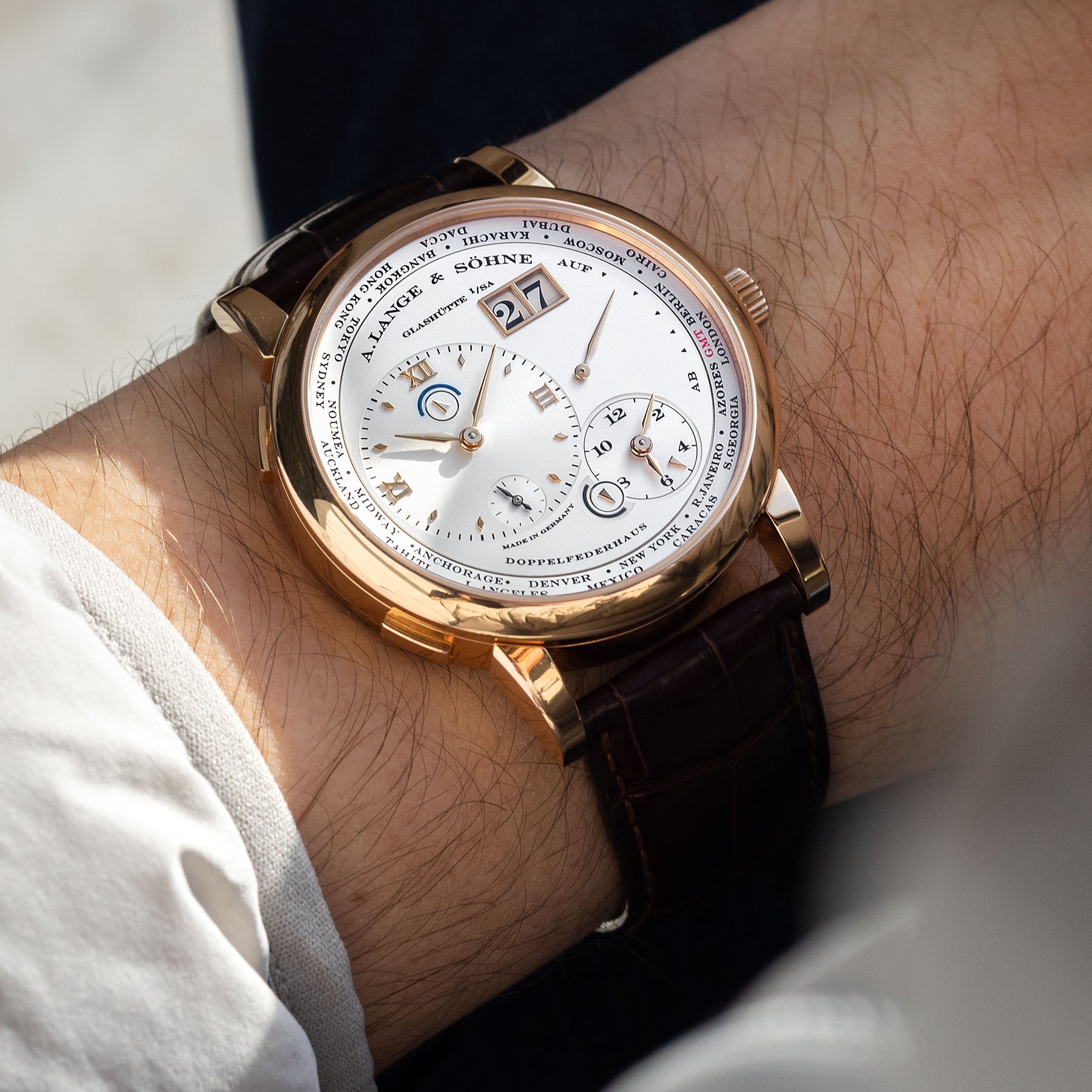 A. Lange & Söhne Lange 1 Time Zone Roségold