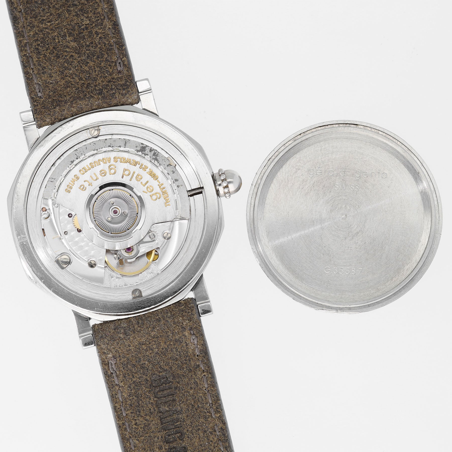 Gerald Genta Octo Lachs Zifferblatt Referenz G35587