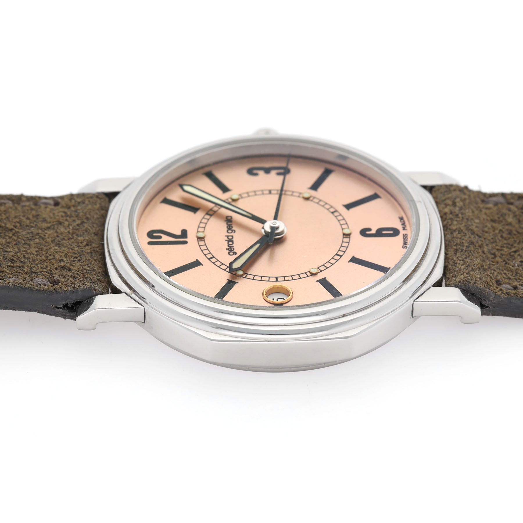 Gerald Genta Octo Lachs Zifferblatt Referenz G35587