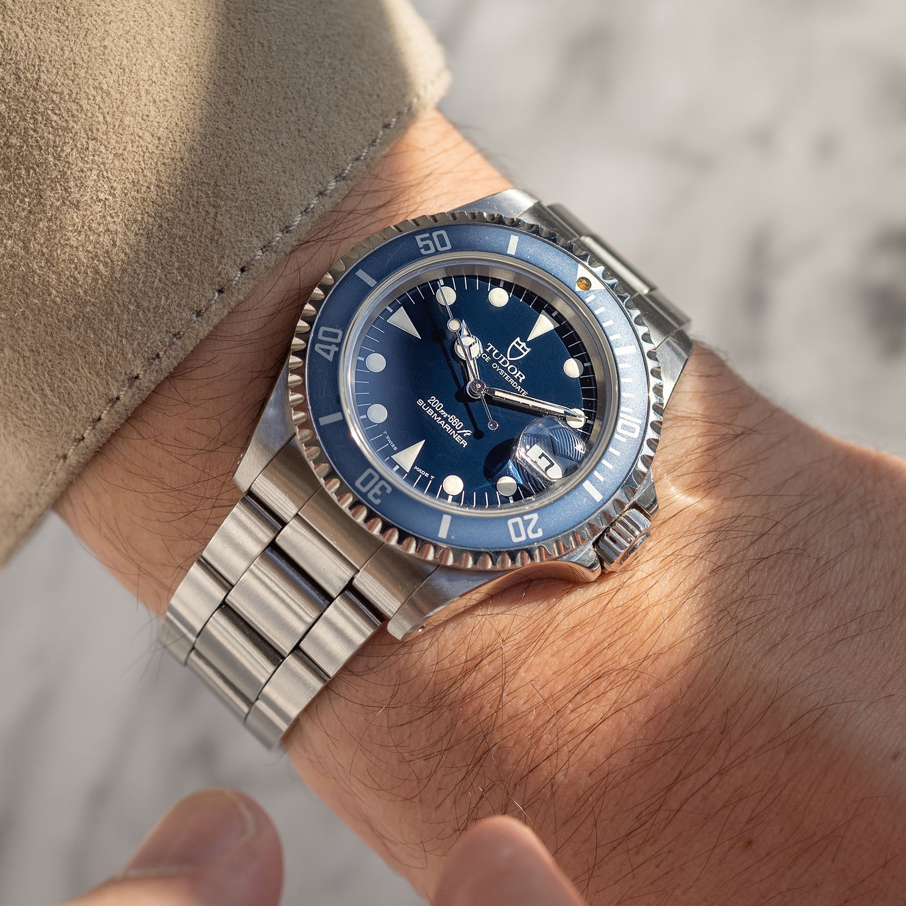 Tudor Submariner Date 79190 Blaues Zifferblatt