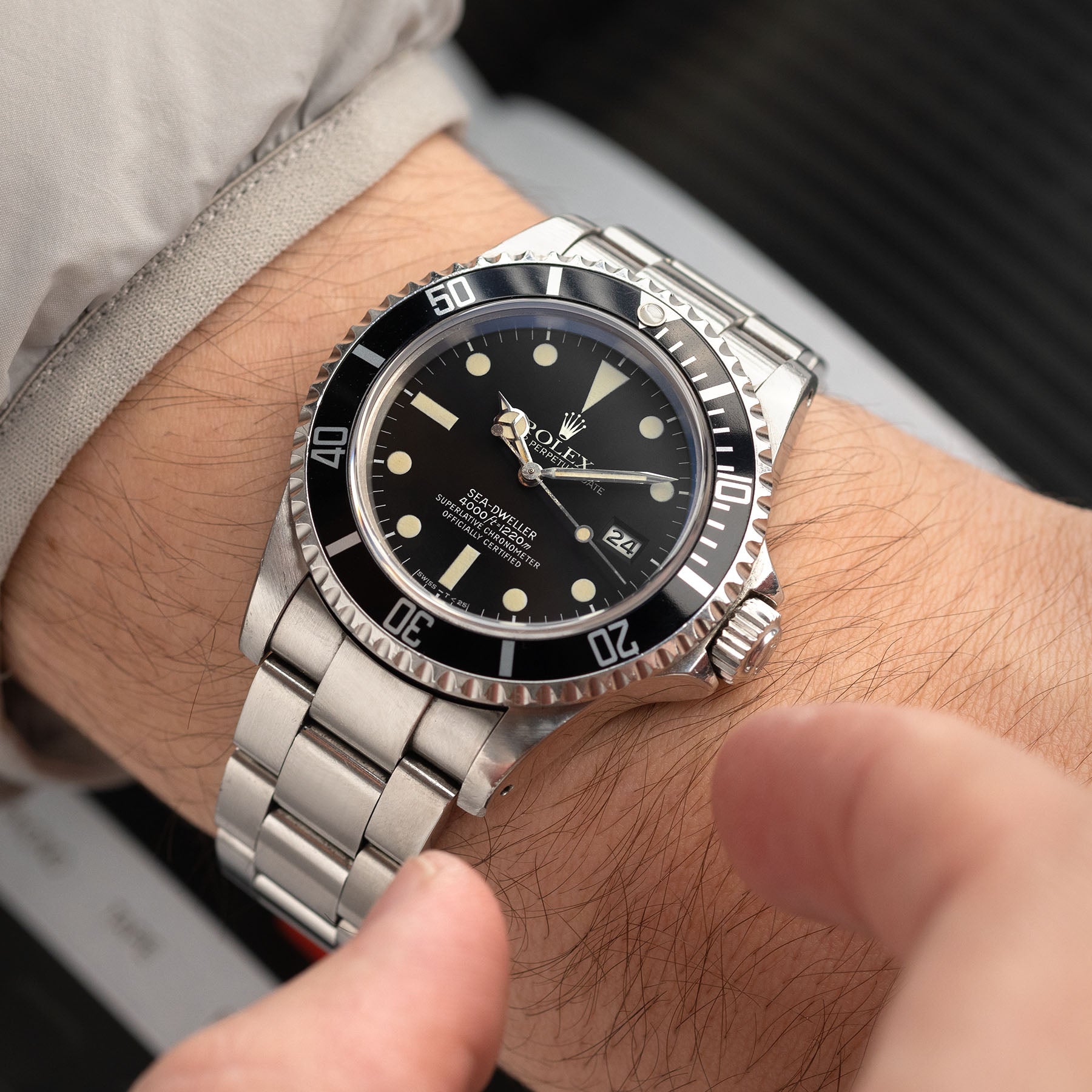 Rolex Sea-Dweller Referenz 16660 Mattes MK1 Zifferblatt