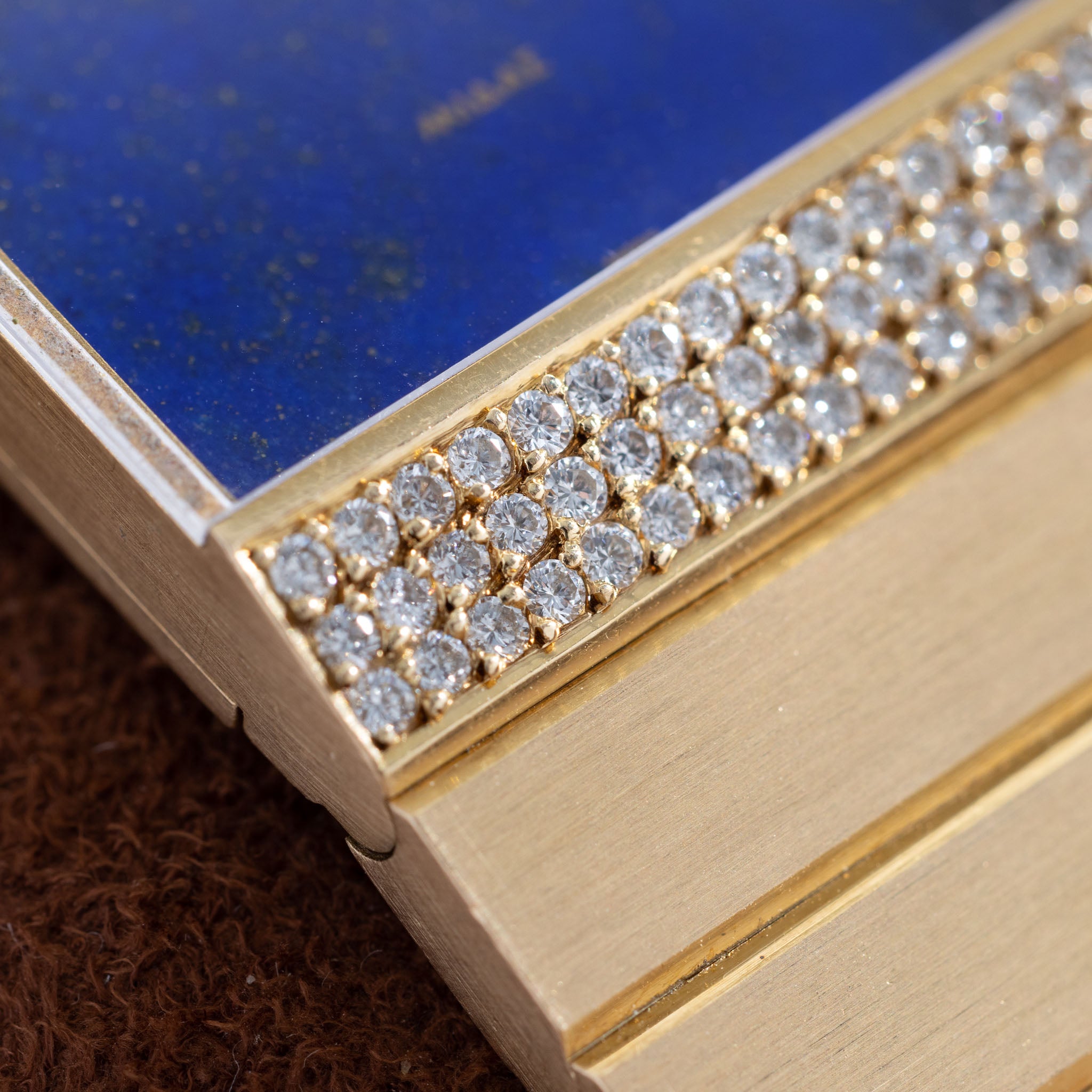 Rolex King Midas 4611 Lapis Lazuli Zifferblatt MIt Diamantbesatz