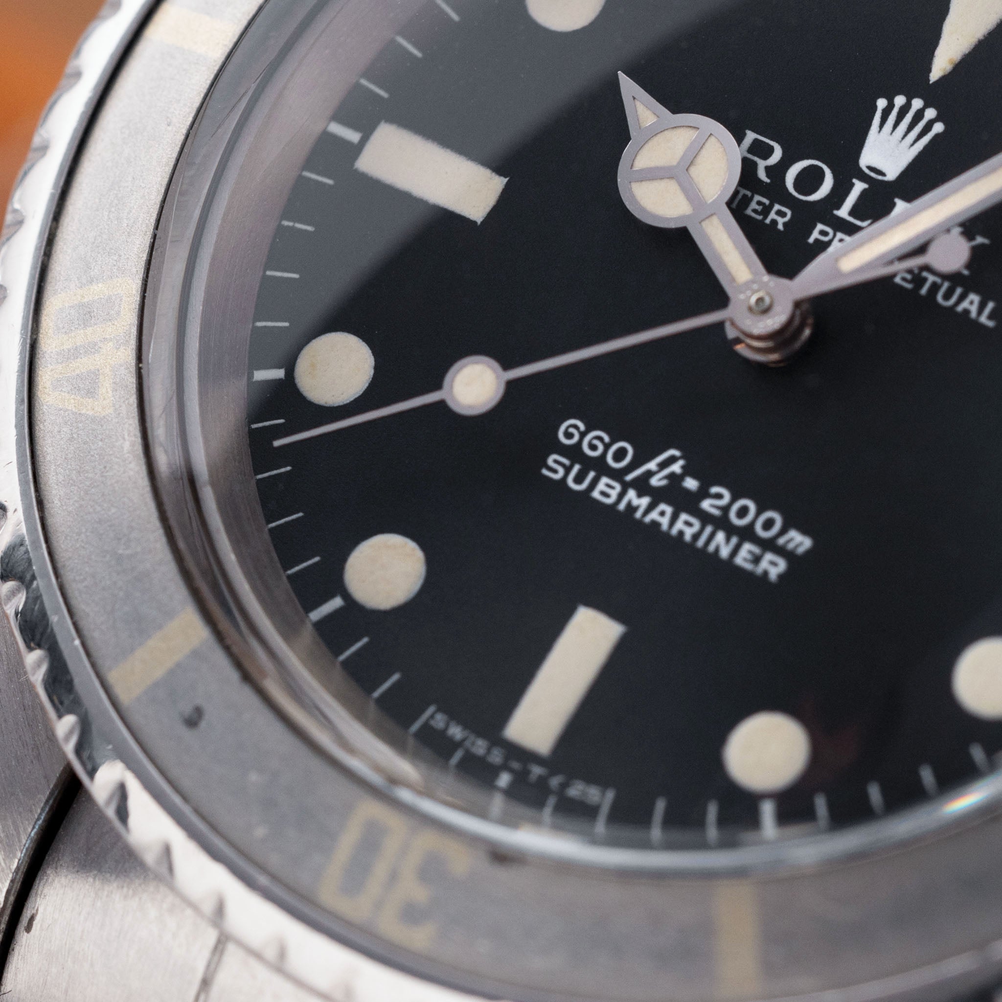 Rolex Submariner 5513 Non-Serif Zifferblatt mit Ghost Lünette