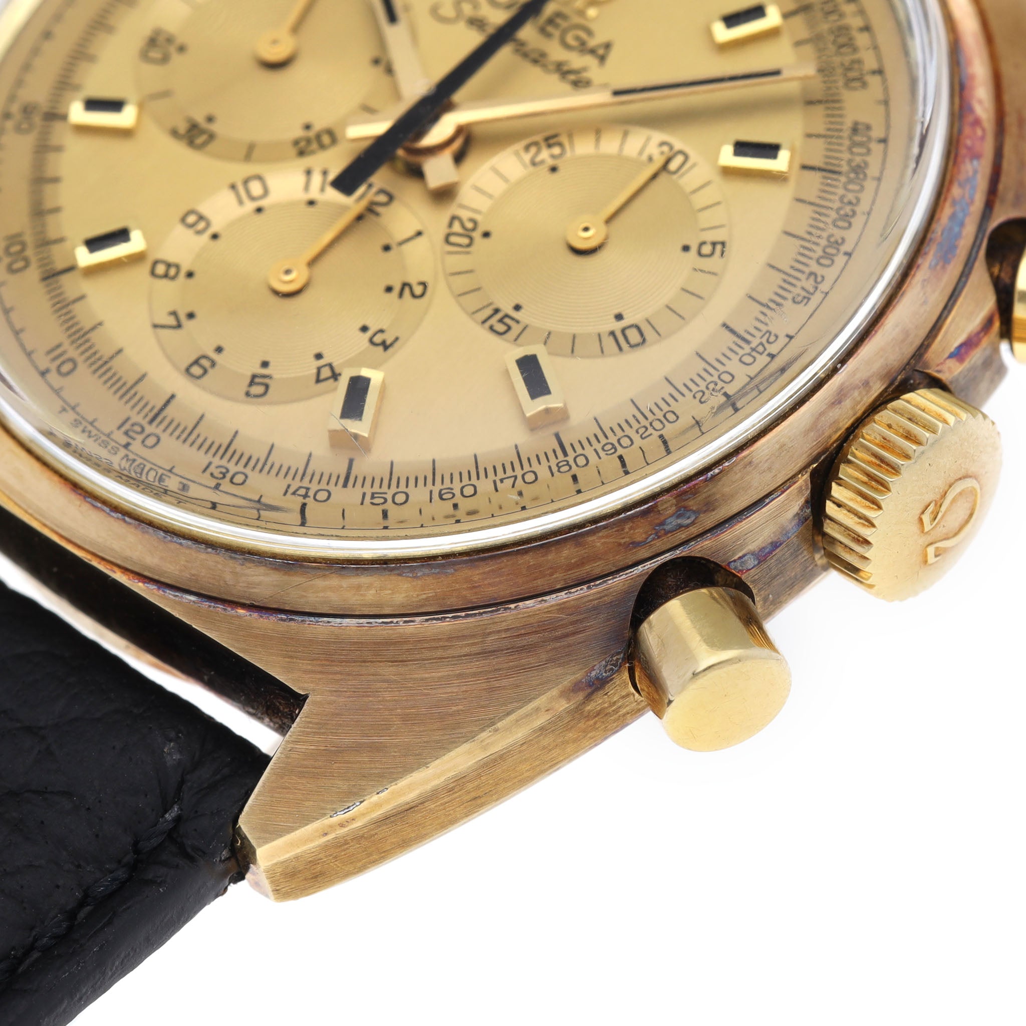 Omega Seamaster Chronograph Referenz 145.016 18 Karat Gelbgold