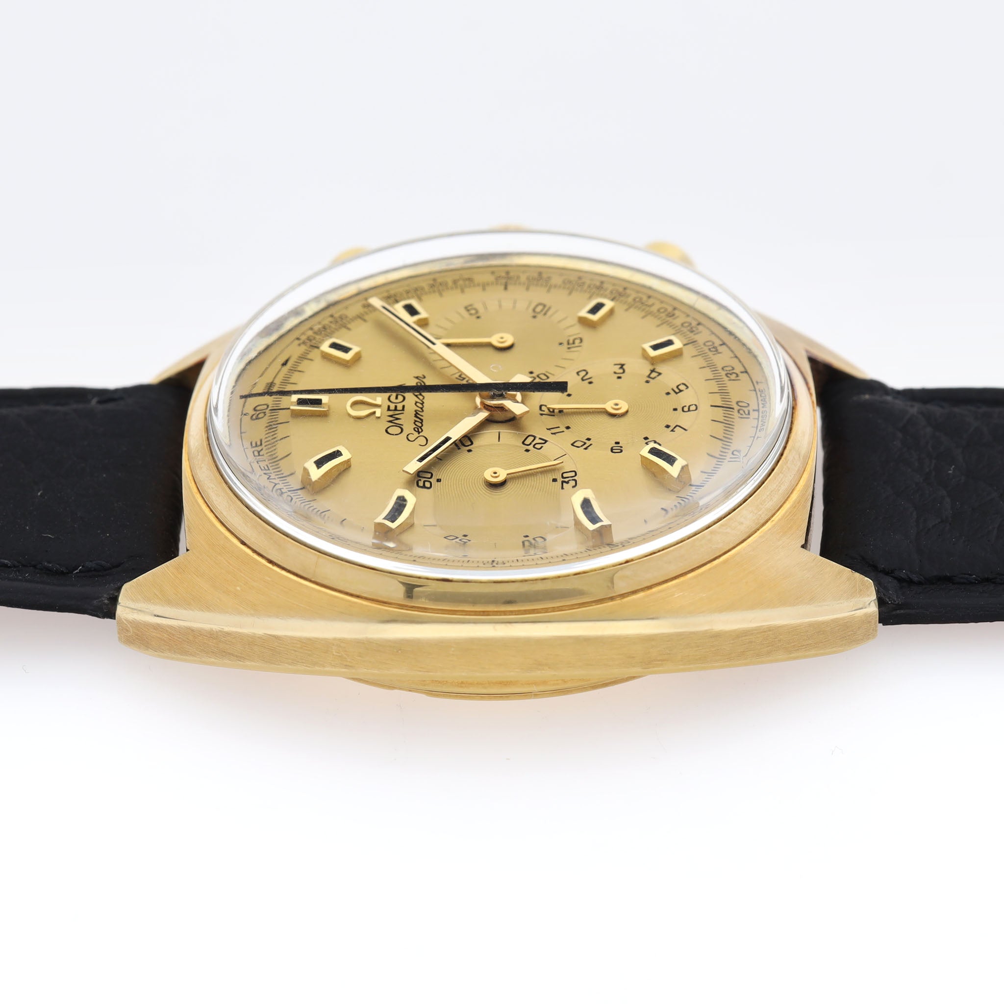 Omega Seamaster Chronograph Referenz 145.016 18 Karat Gelbgold