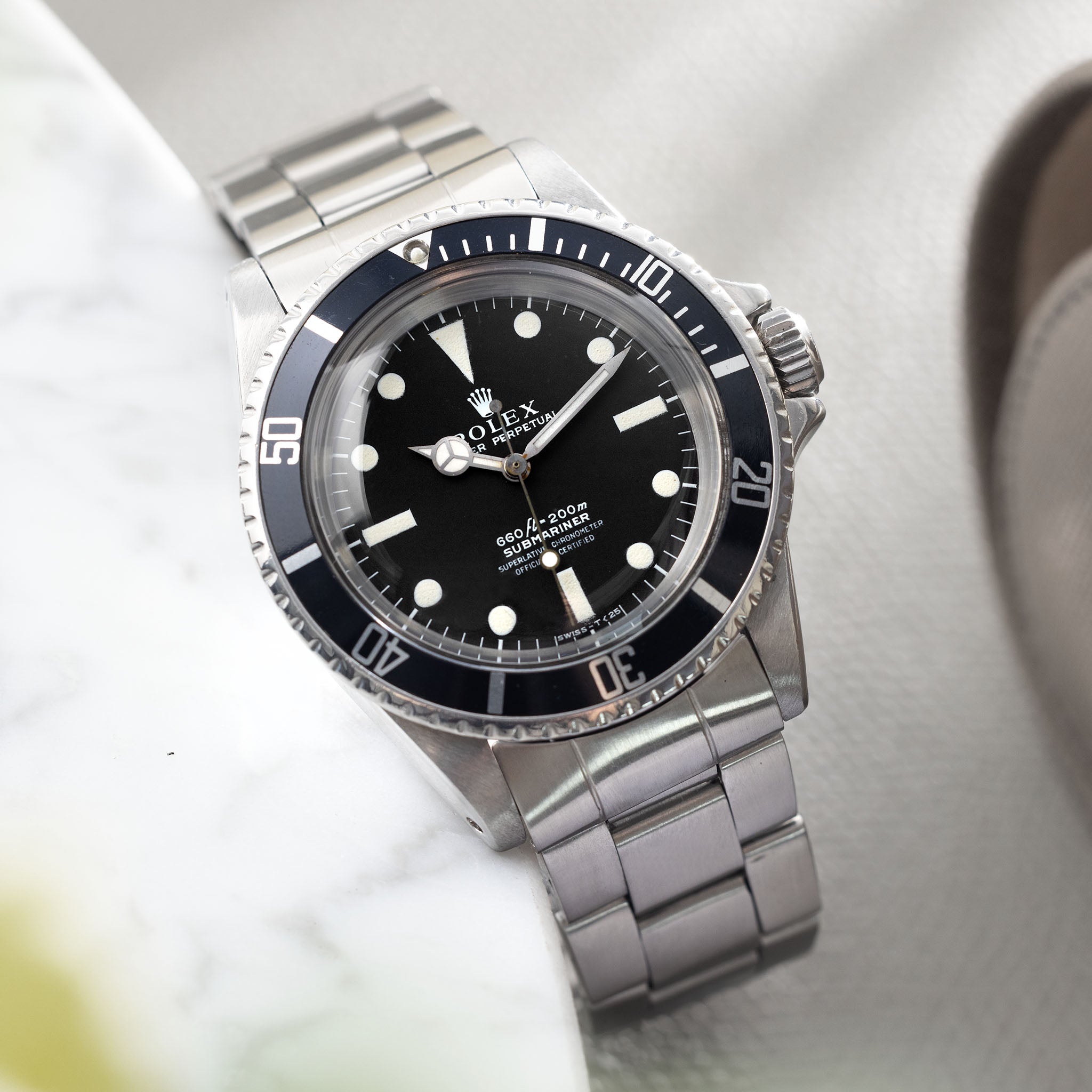 Rolex Submariner Referenz 5512 Mattes Non-Serif Zifferblatt
