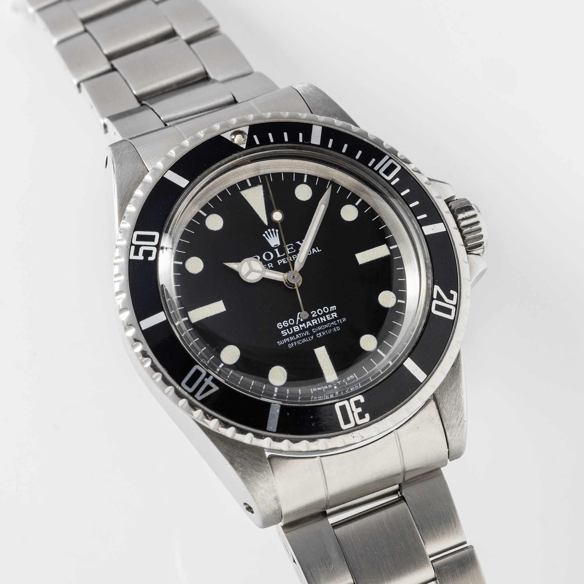 Rolex Submariner Referenz 5512 Mattes Non-Serif Zifferblatt