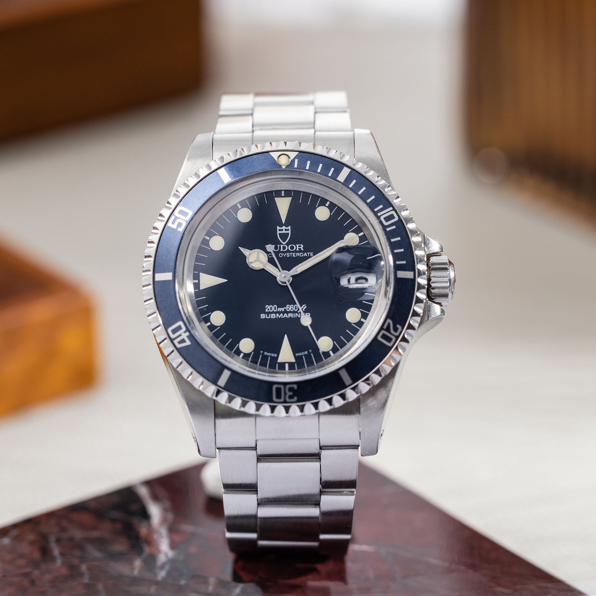 Tudor Submariner Date Blaues Zifferblatt Ref 79090