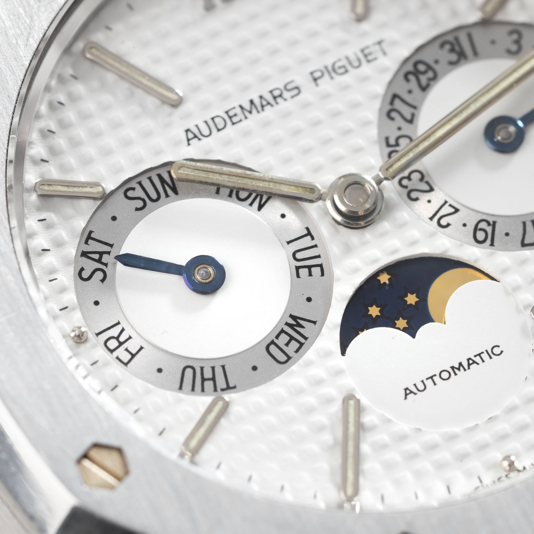 Audemars Piguet Royal Oak Day-Date 25594ST Weißes Zifferblatt