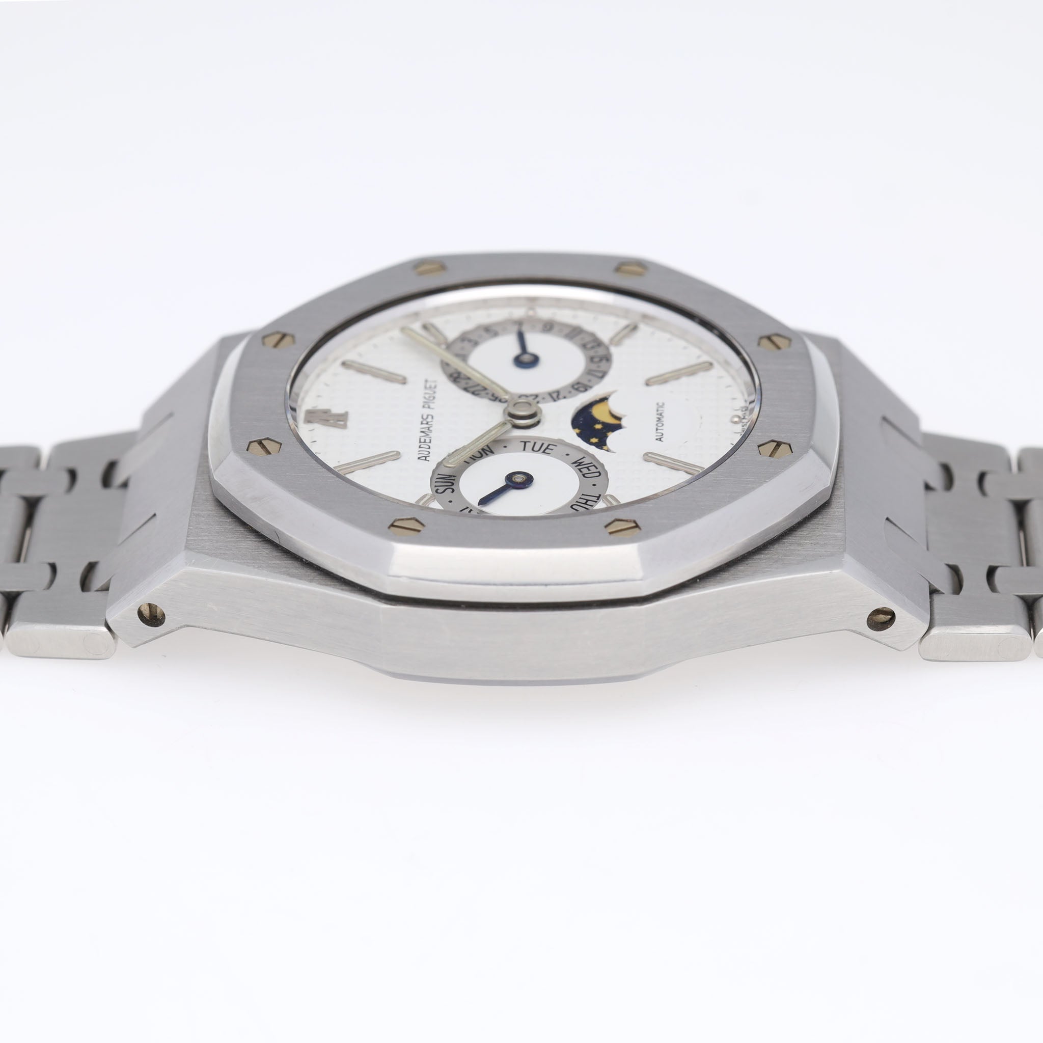 Audemars Piguet Royal Oak Day-Date 25594ST Weißes Zifferblatt