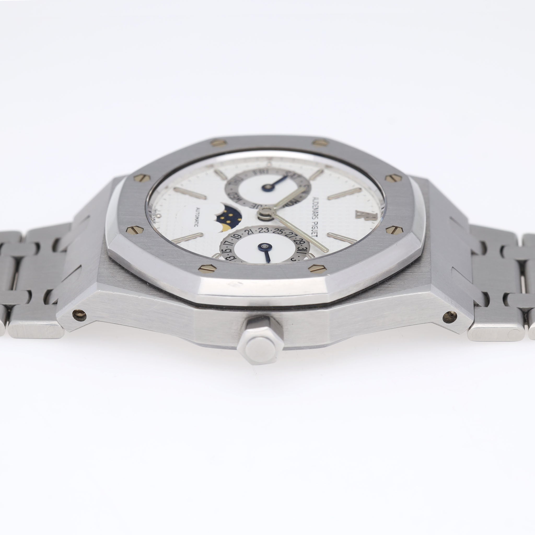 Audemars Piguet Royal Oak Day-Date 25594ST Weißes Zifferblatt