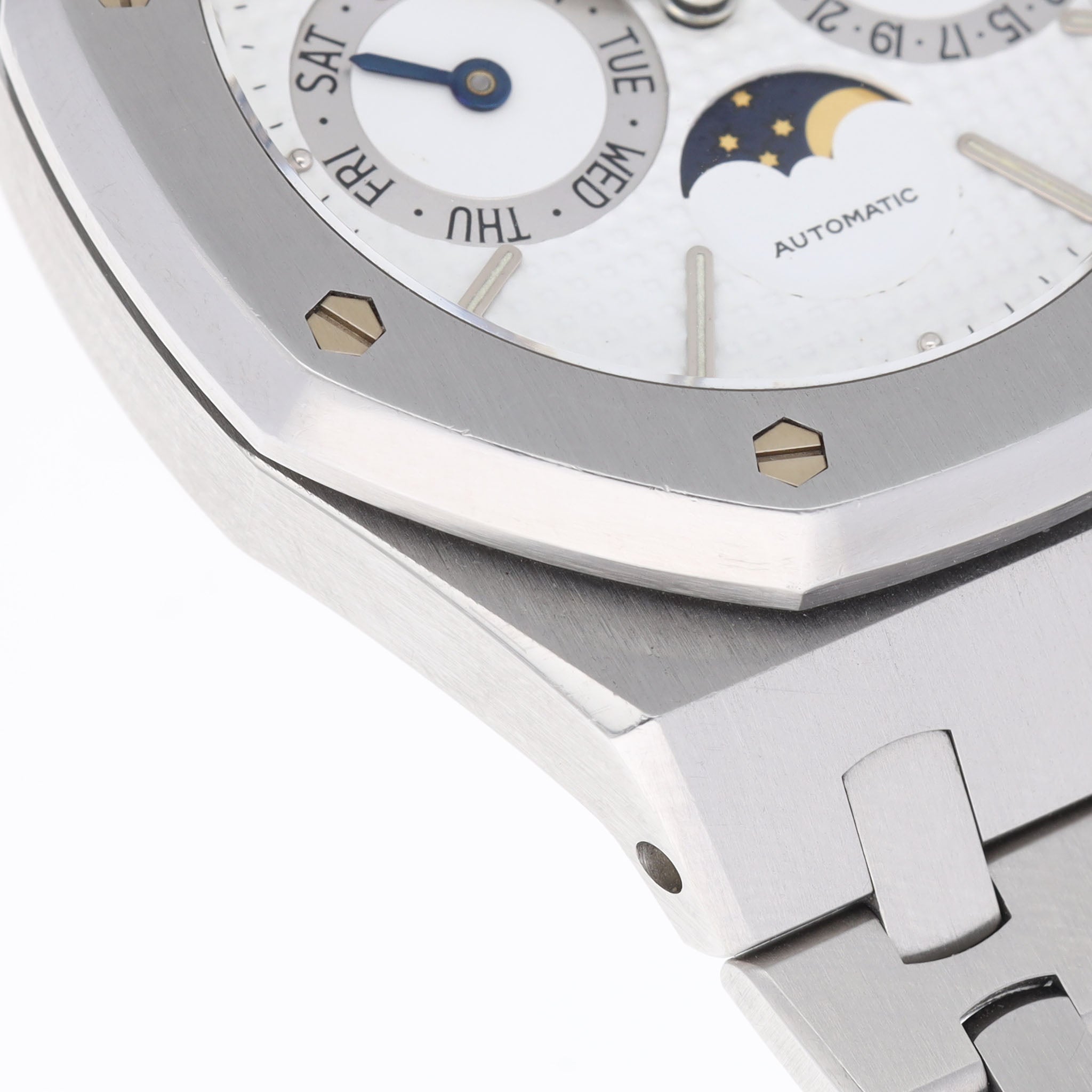 Audemars Piguet Royal Oak Day-Date 25594ST Weißes Zifferblatt