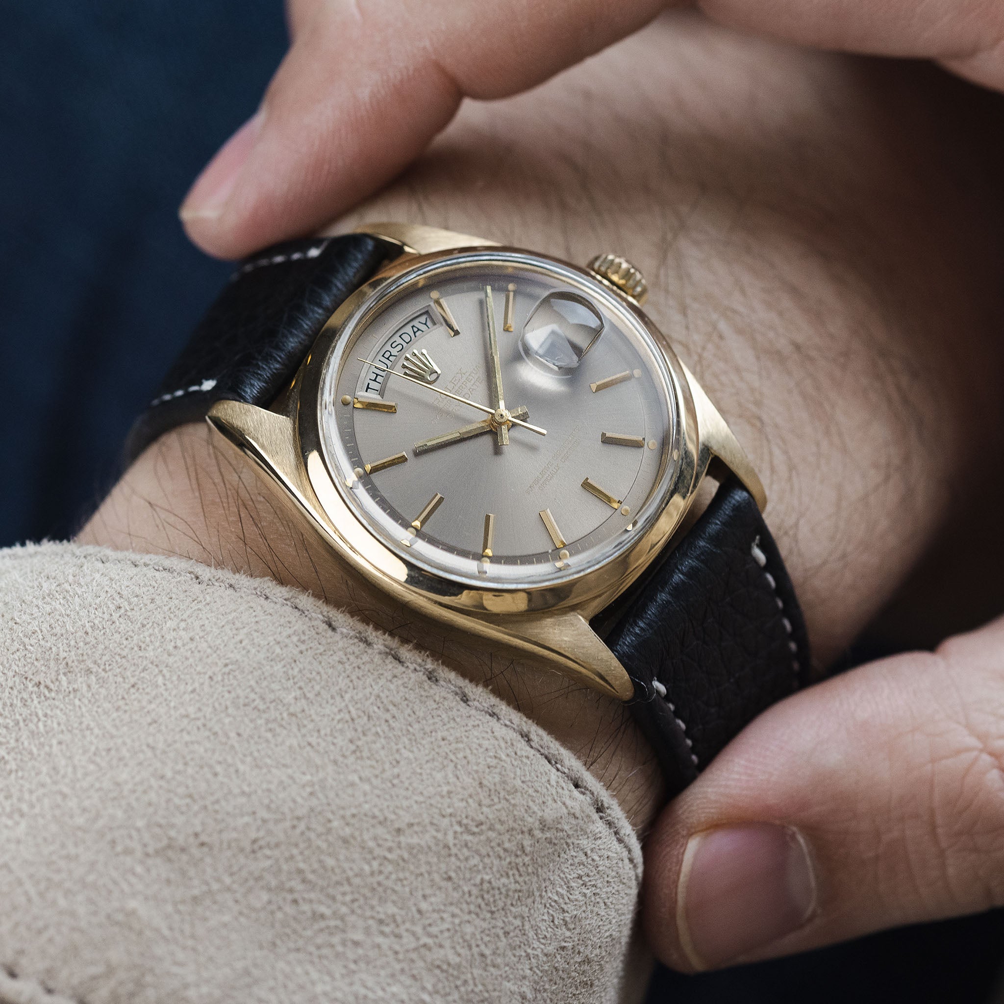 Rolex Day-Date Referenz 1802 Graues Sigma Zifferblatt